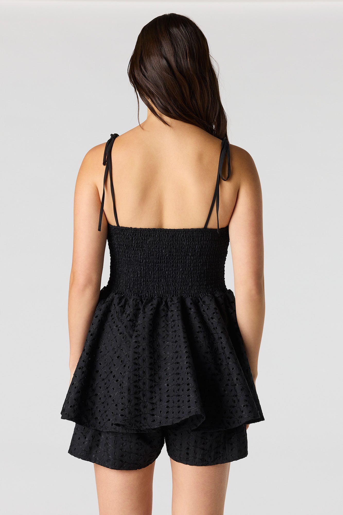 Eyelet Flowy Romper