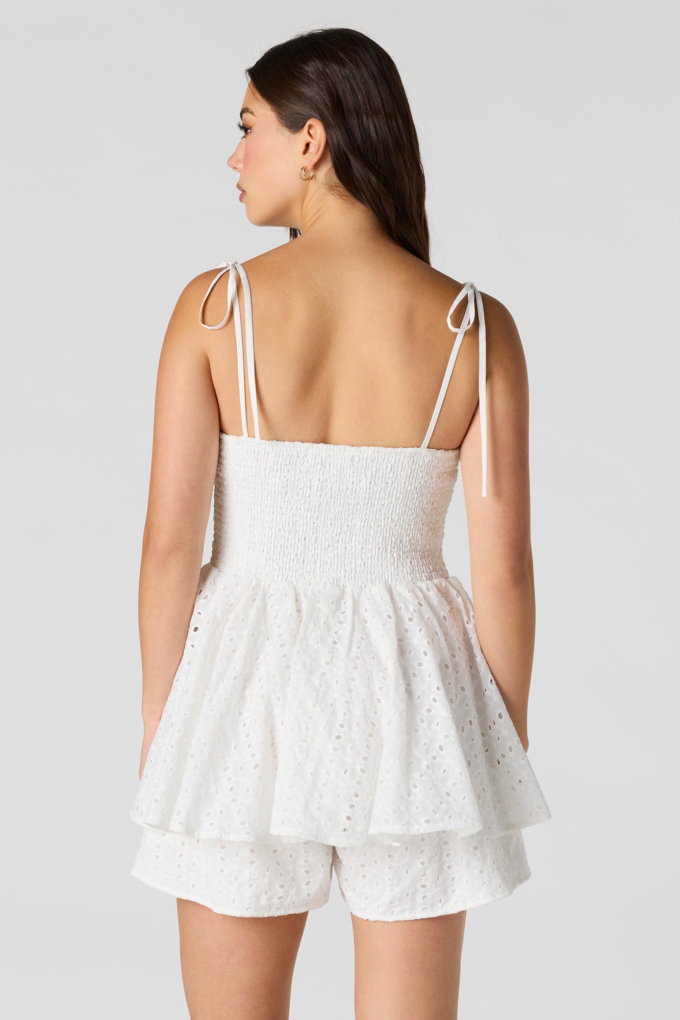 Eyelet Flowy Romper