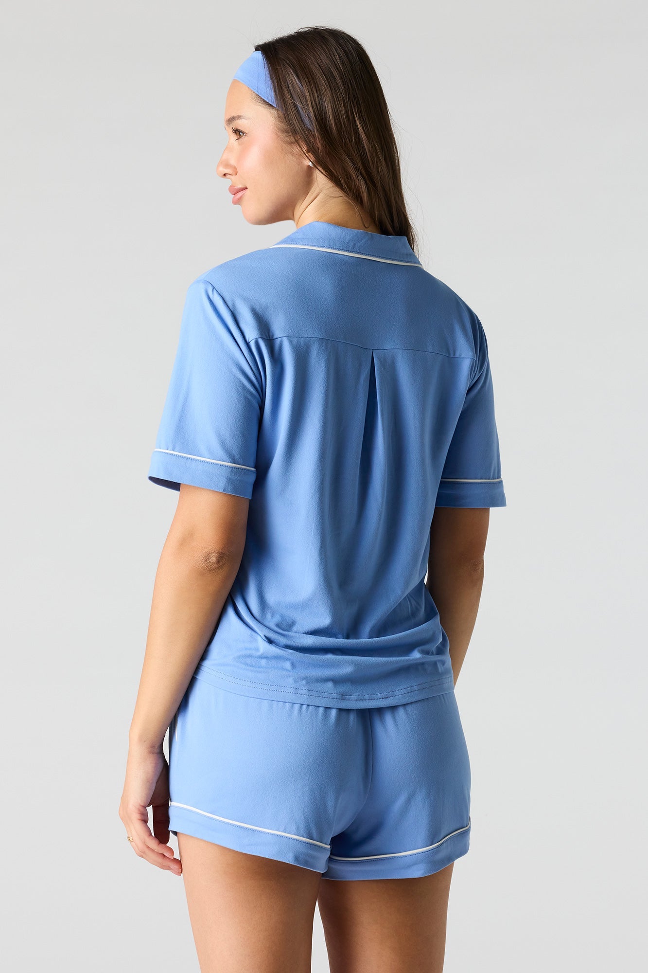 Tank & Pant & Headband Soft Pajama Set