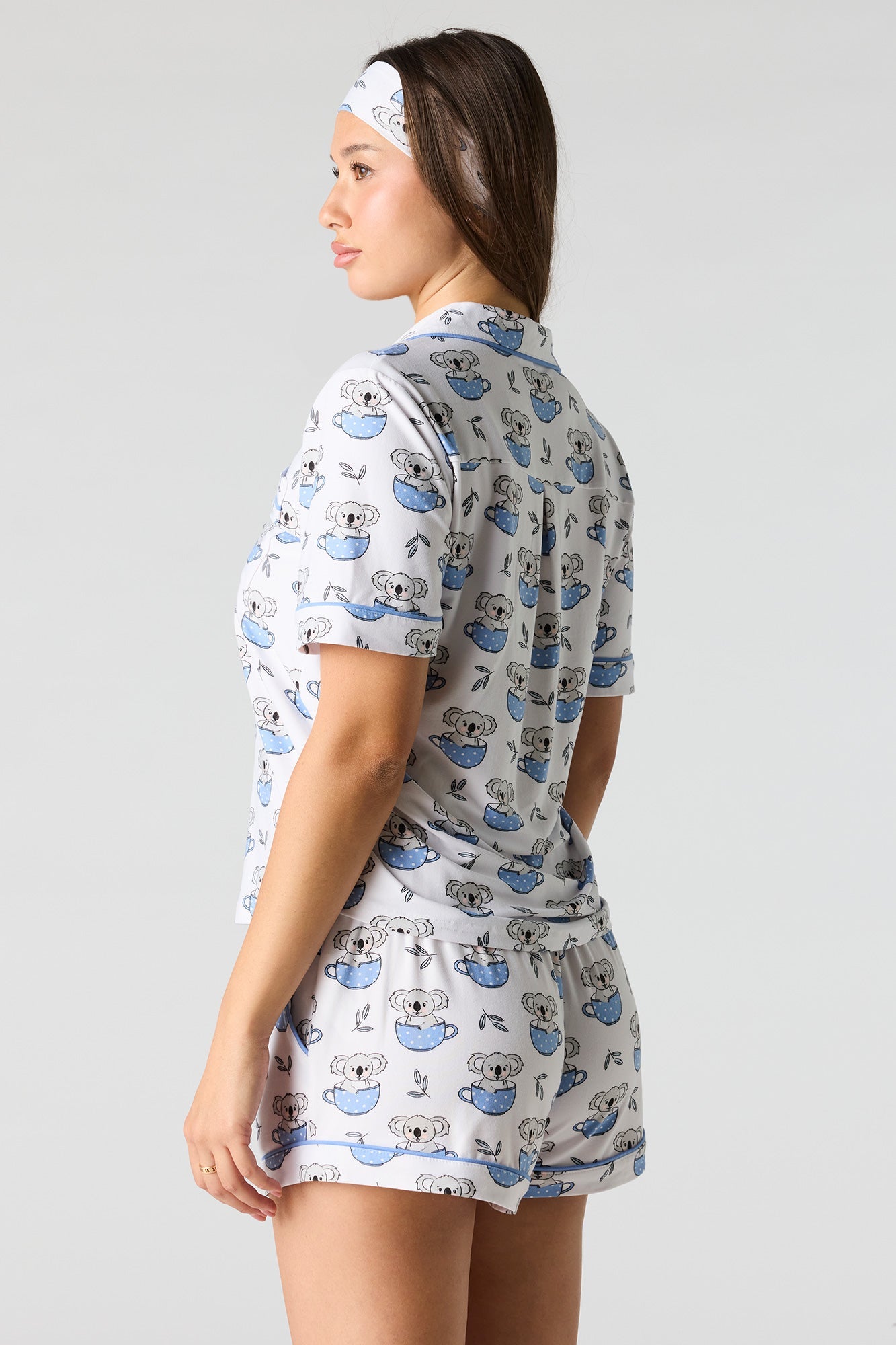 Tank & Pant & Headband Soft Pajama Set