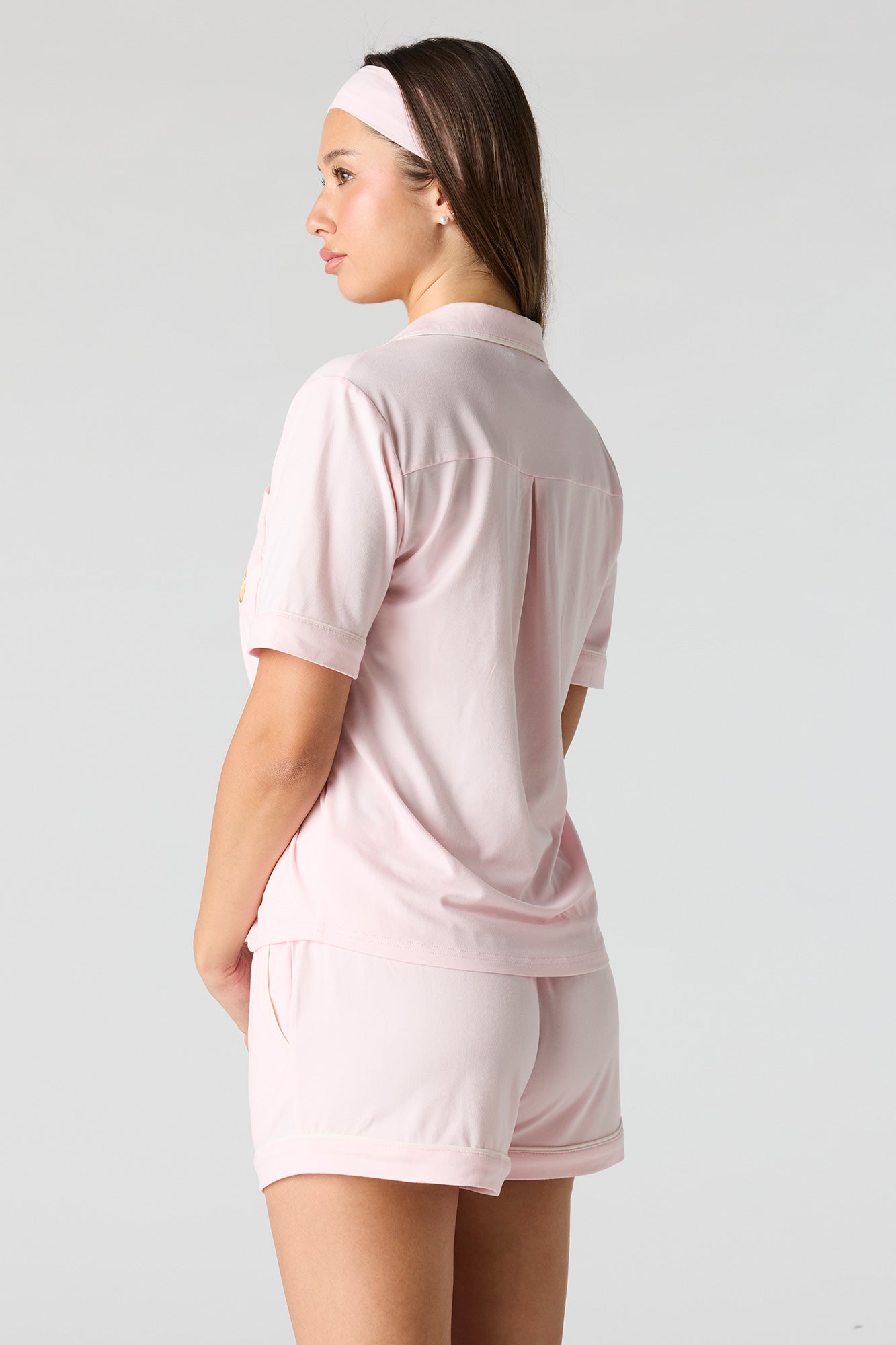 Tank & Pant & Headband Soft Pajama Set