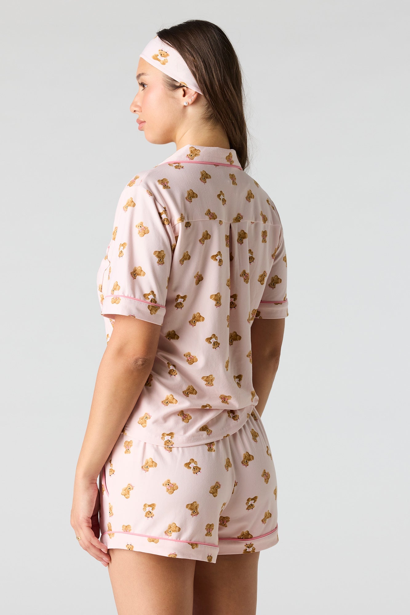 Tank & Pant & Headband Soft Pajama Set