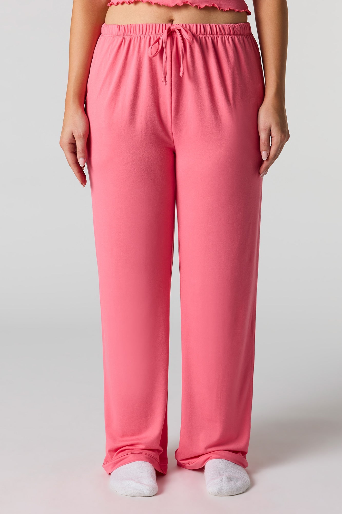 Lace V-Neck Tank & Pant Pajama Set