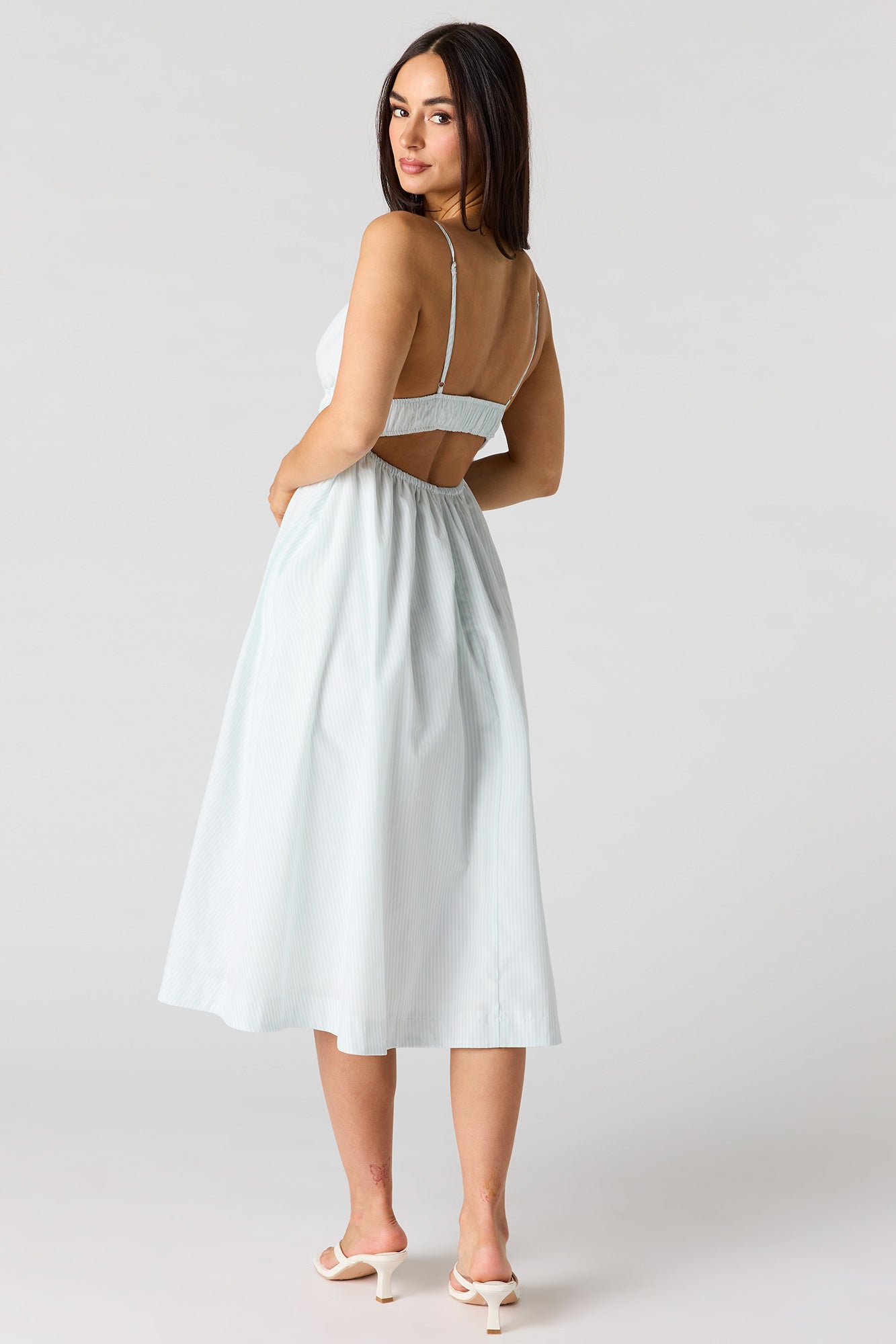 Poplin Midi Dress