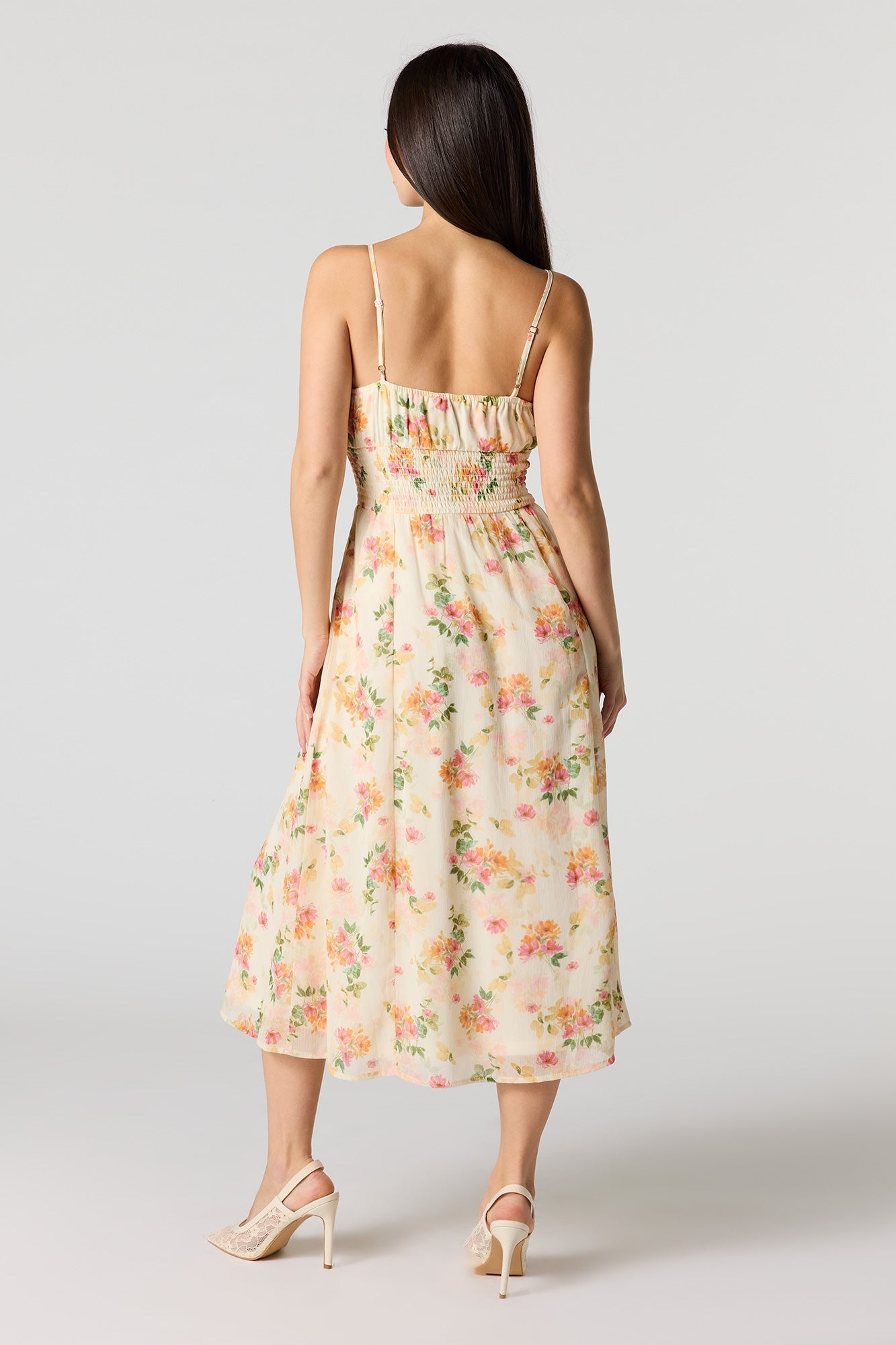 Chiffon Midi Dress