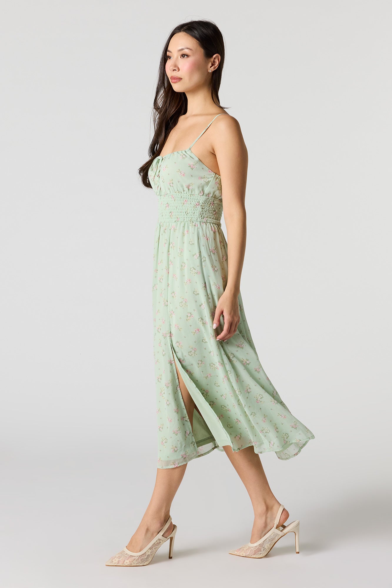 Chiffon Midi Dress