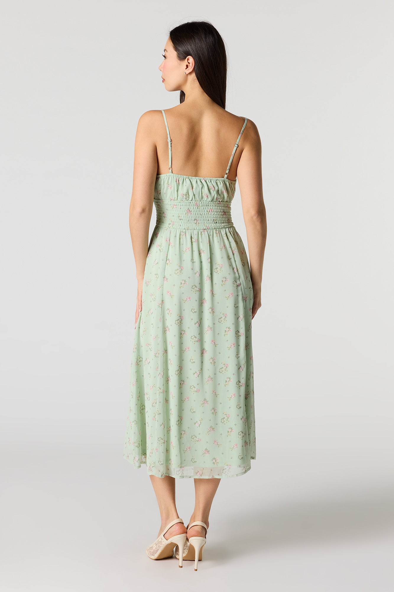Chiffon Midi Dress