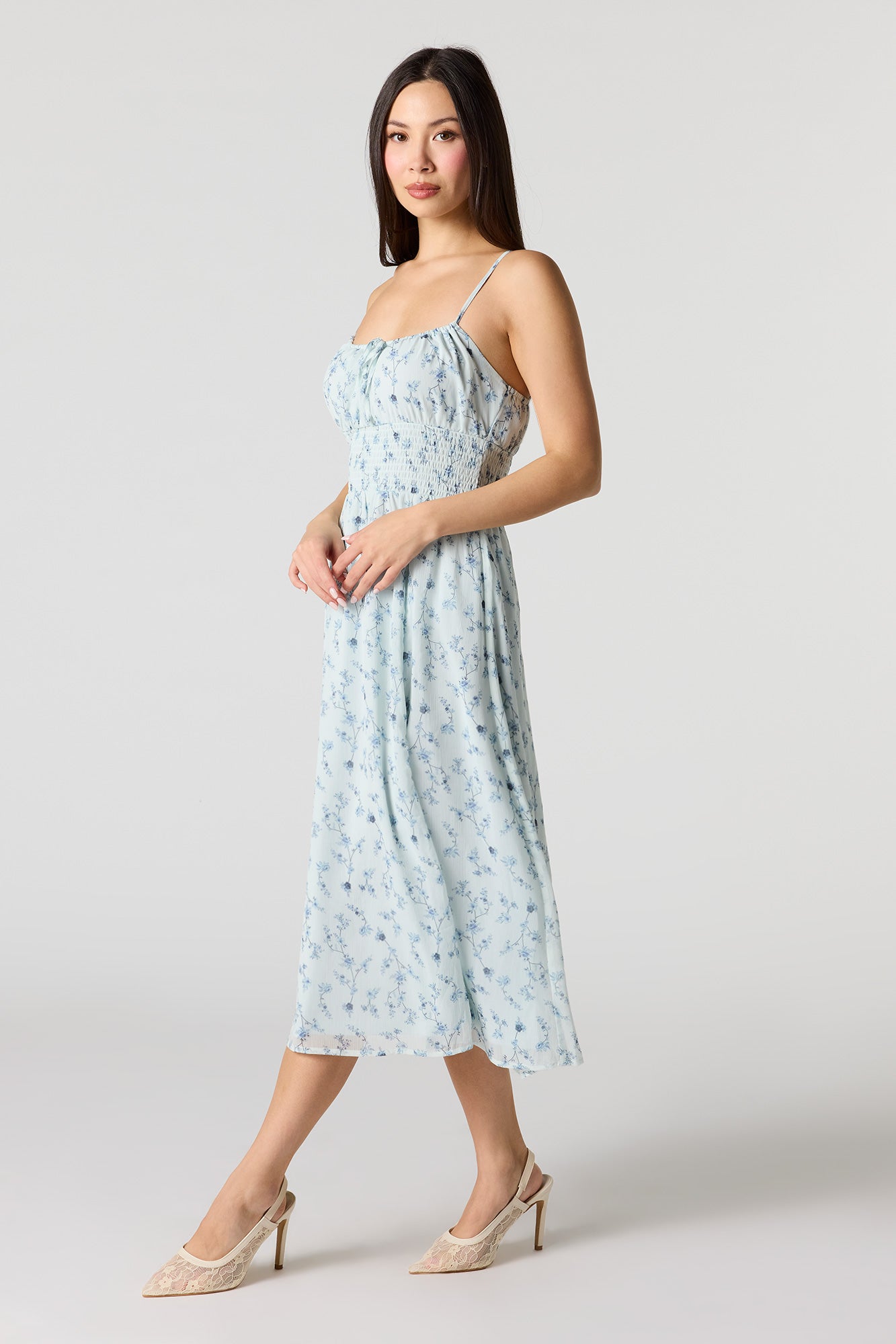 Chiffon Midi Dress