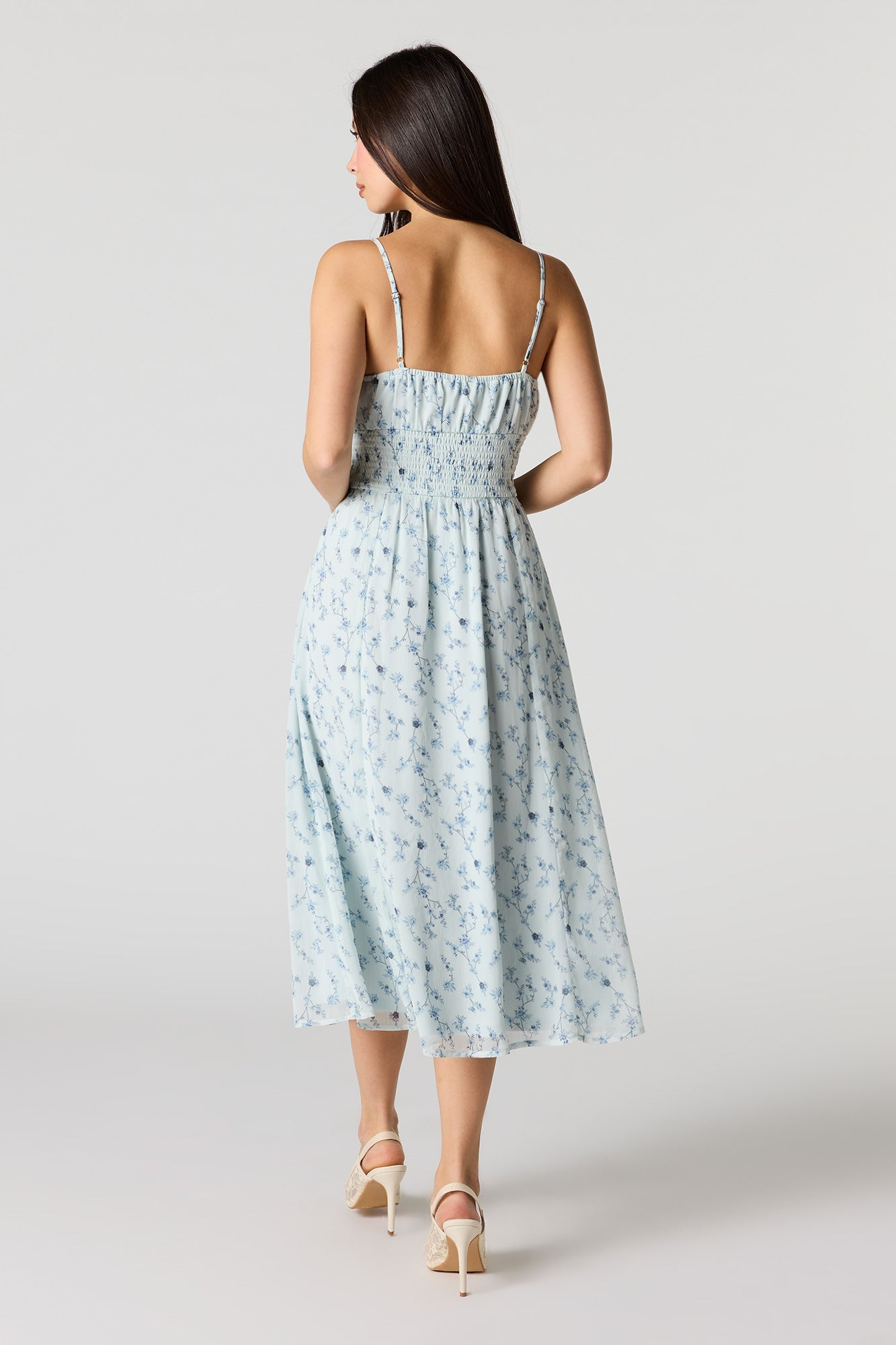 Chiffon Midi Dress