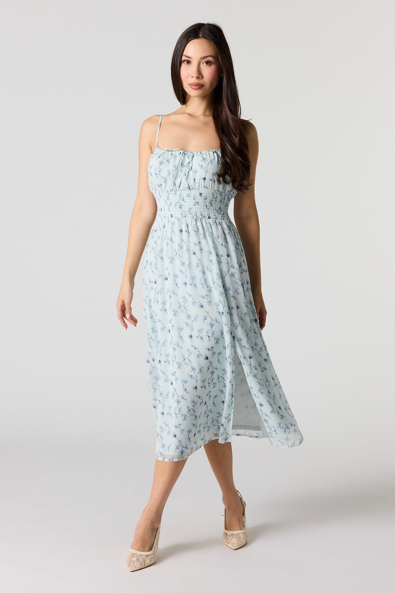 Chiffon Midi Dress
