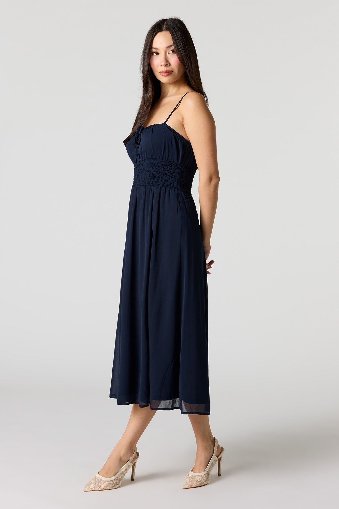 Chiffon Midi Dress