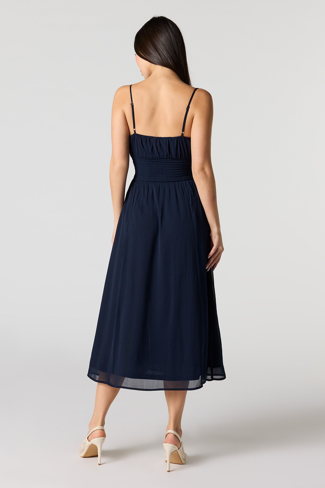 Chiffon Midi Dress
