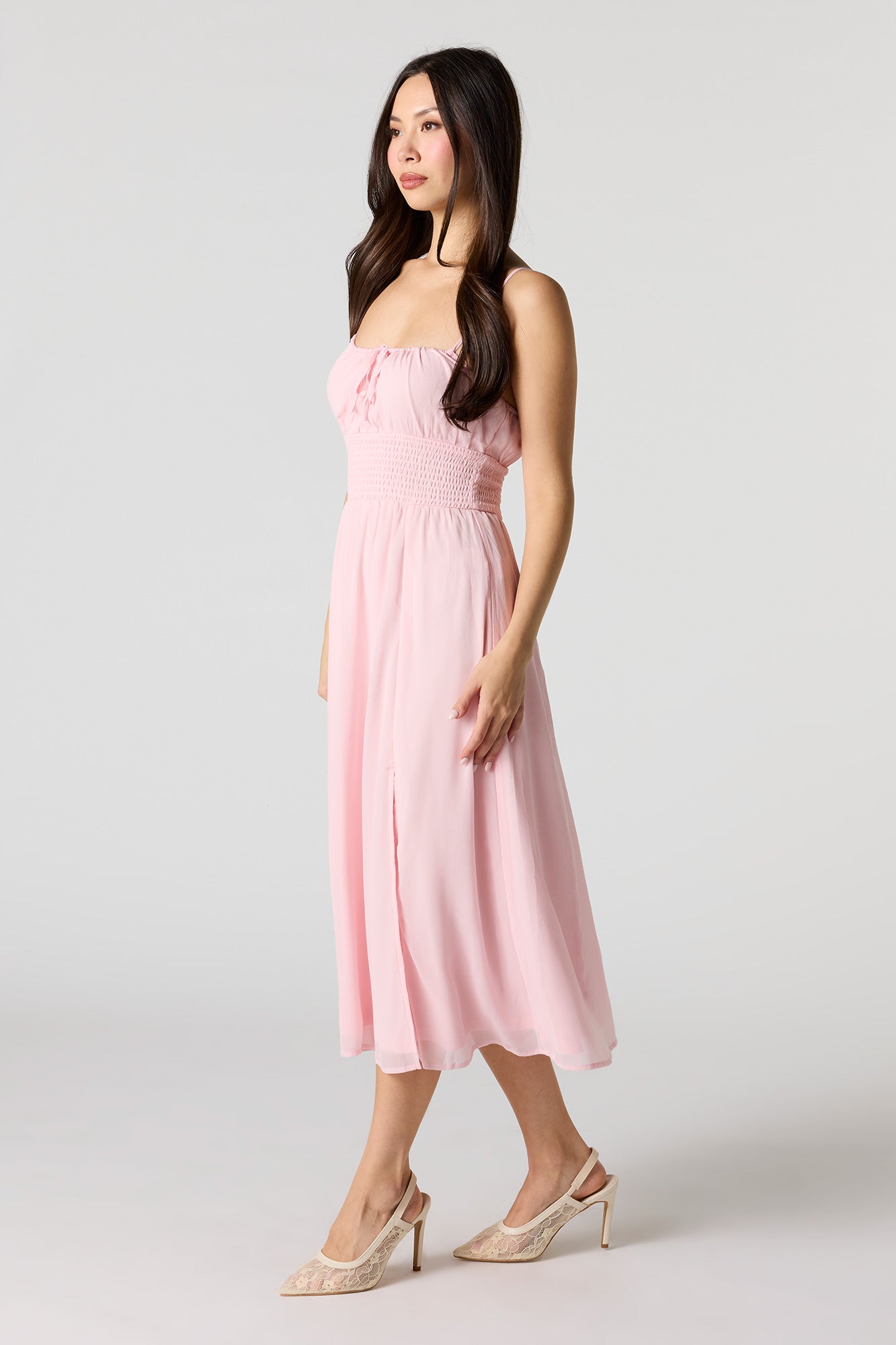 Chiffon Midi Dress