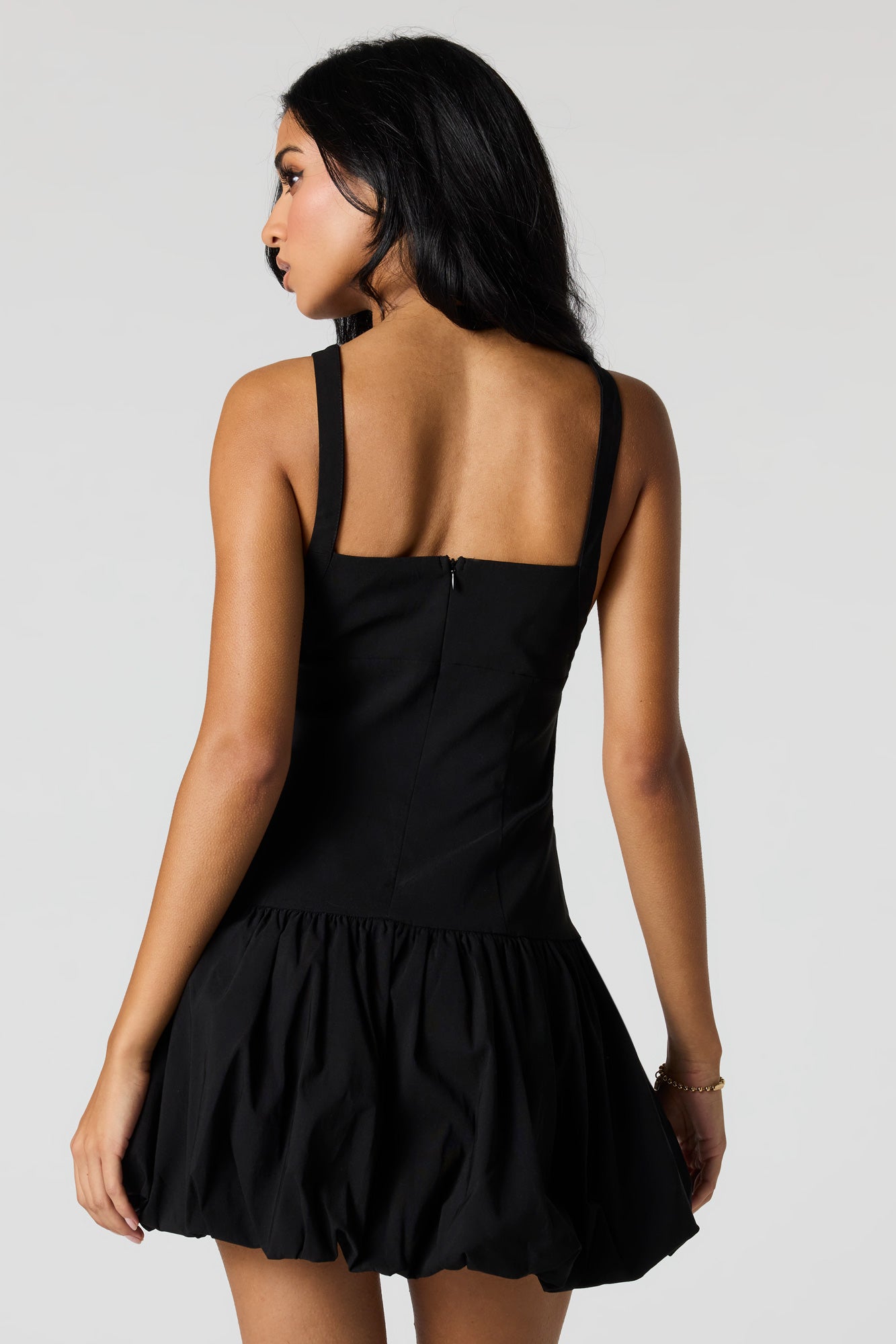 Cut Out Mini Bubble Dress