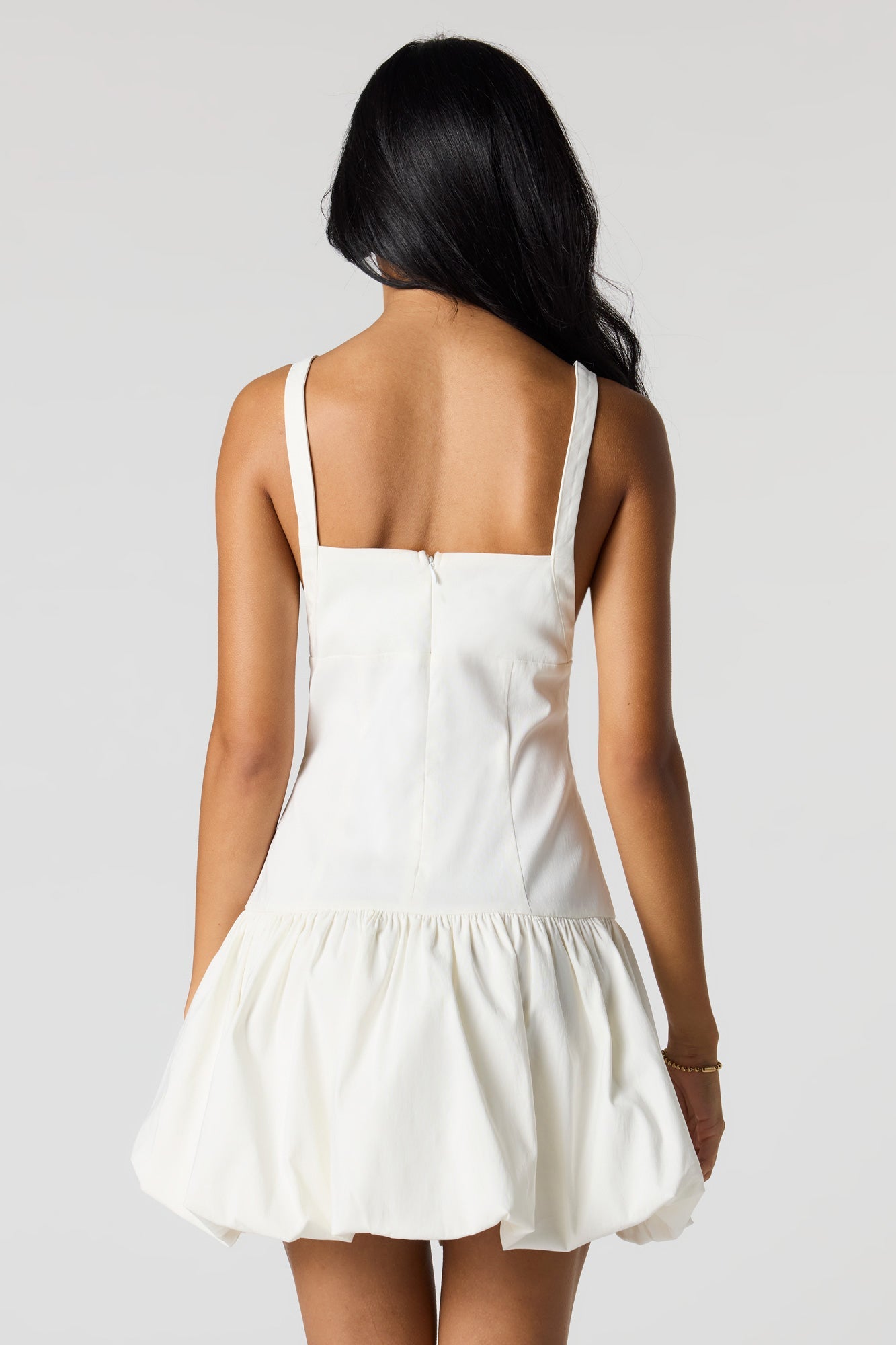 Cut Out Mini Bubble Dress