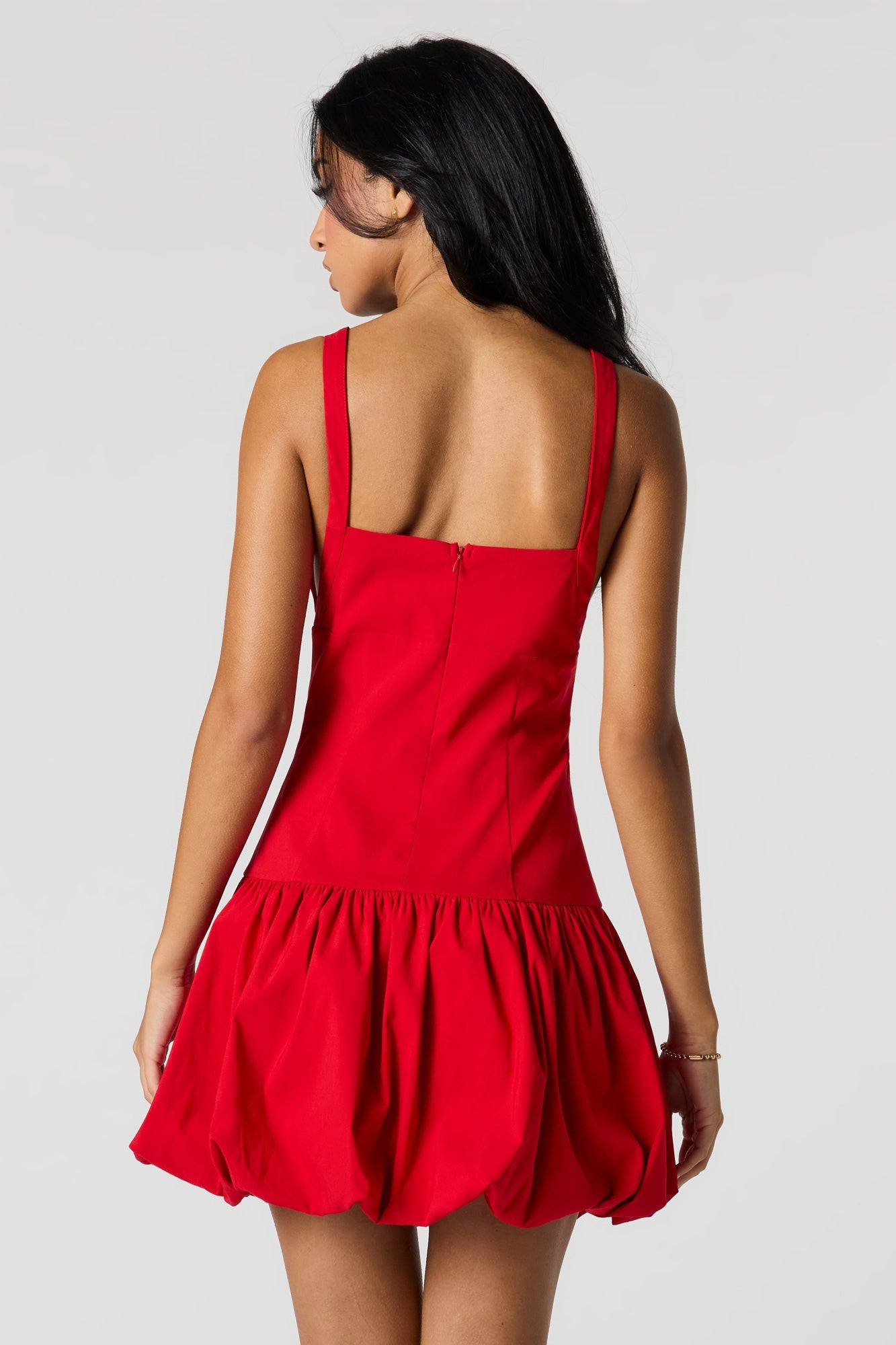 Cut Out Mini Bubble Dress