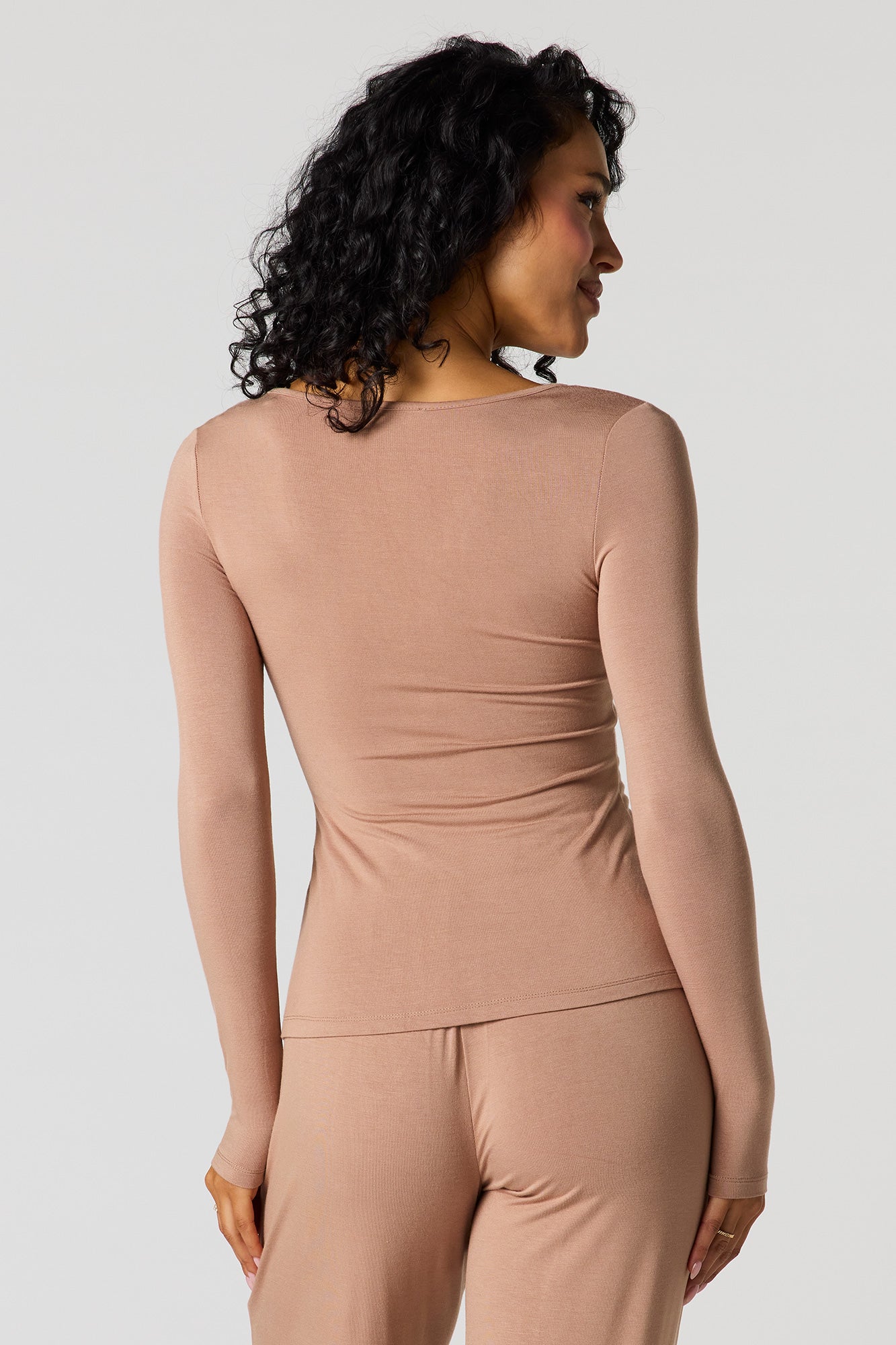Metal Accent Cut-Out Flyaway Top