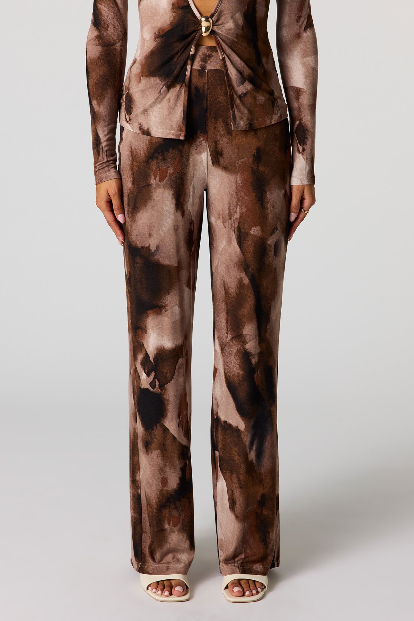 High Rise Wide Leg Pant