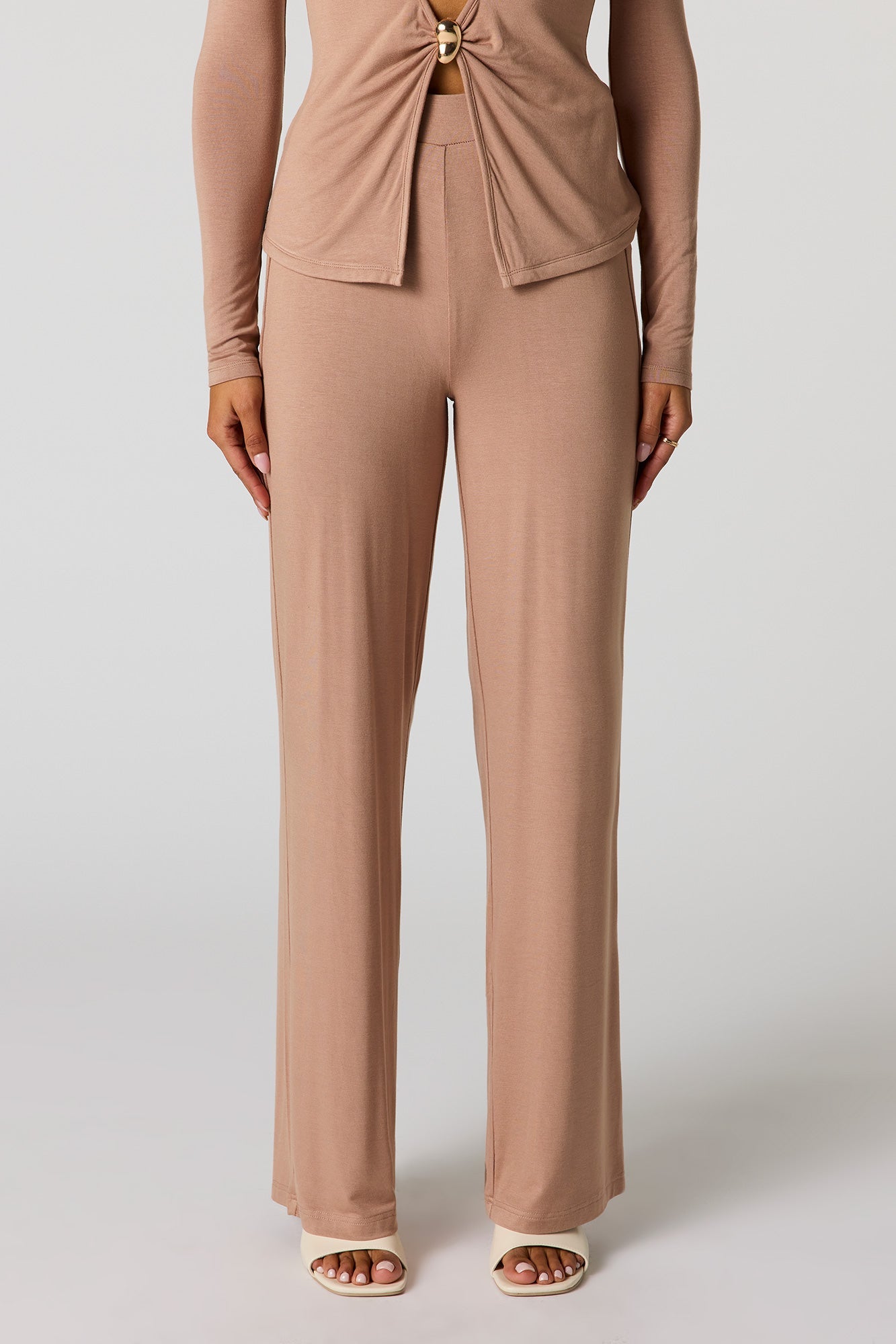 High Rise Wide Leg Pant