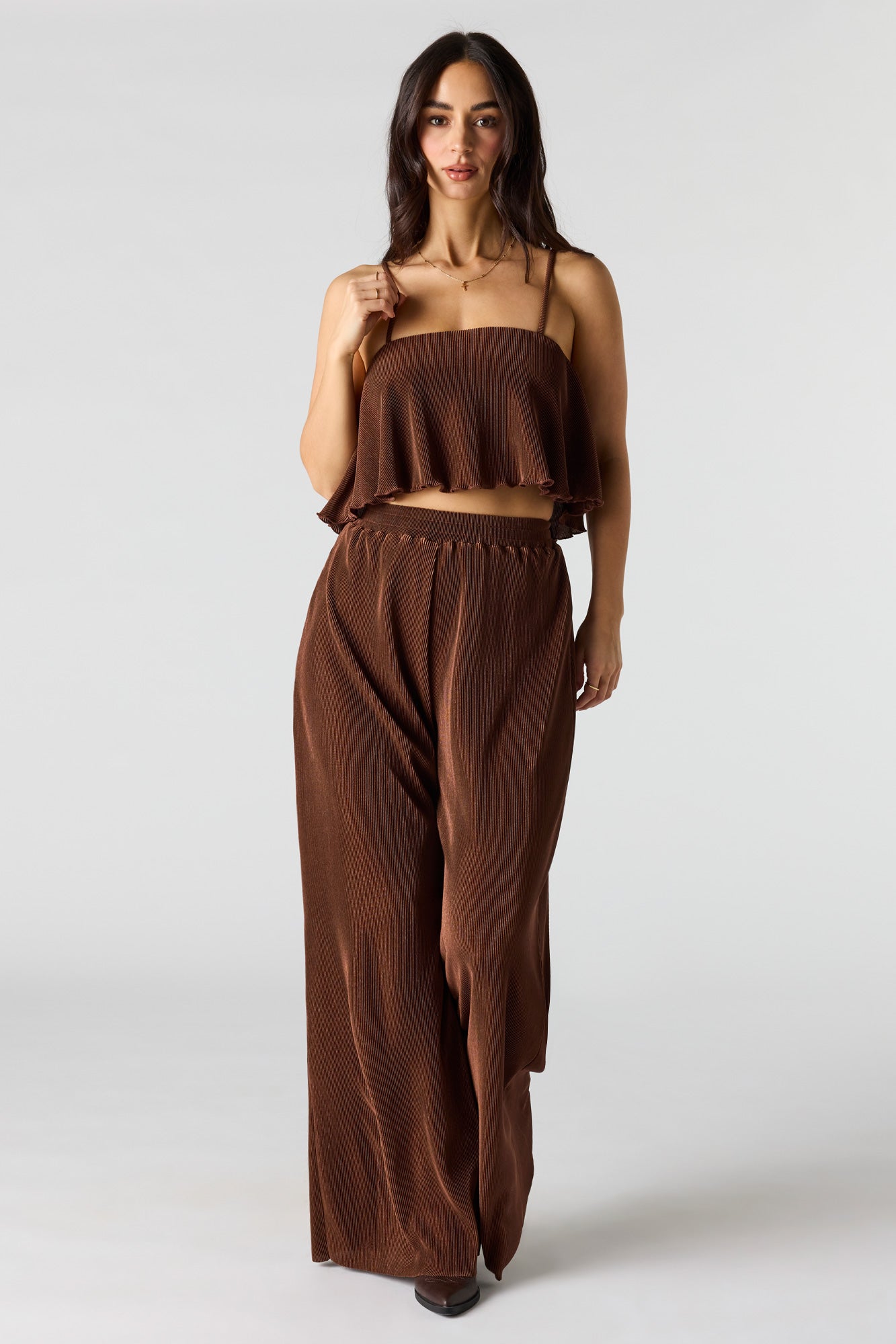 Ribbed Flowy Tank
