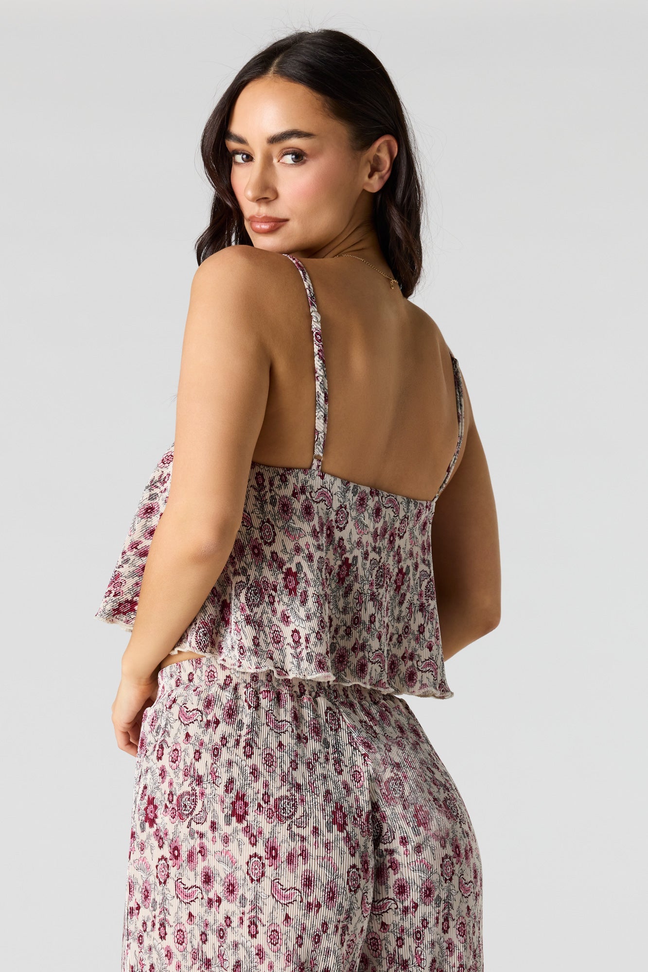 Ribbed Flowy Tank