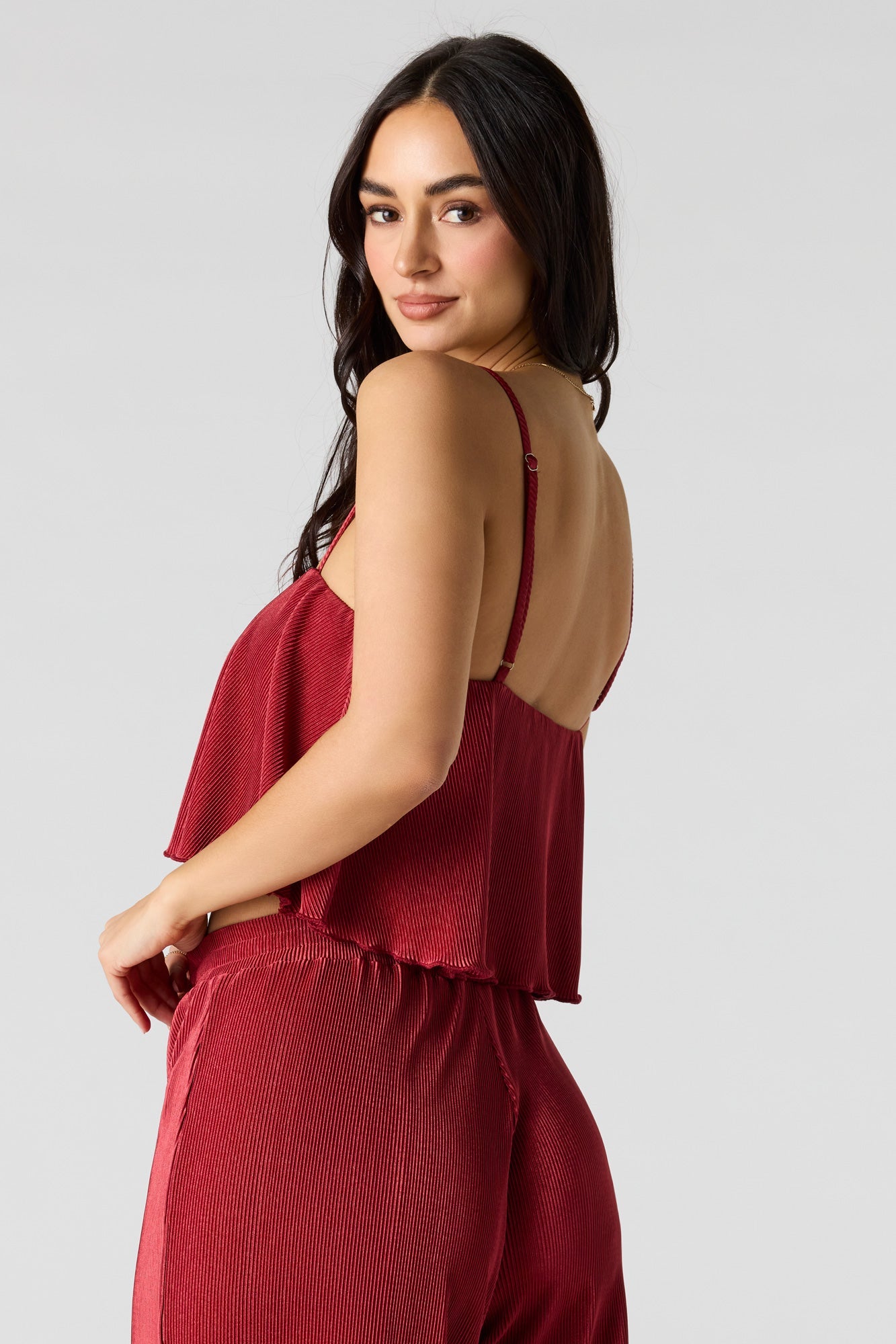 Ribbed Flowy Tank