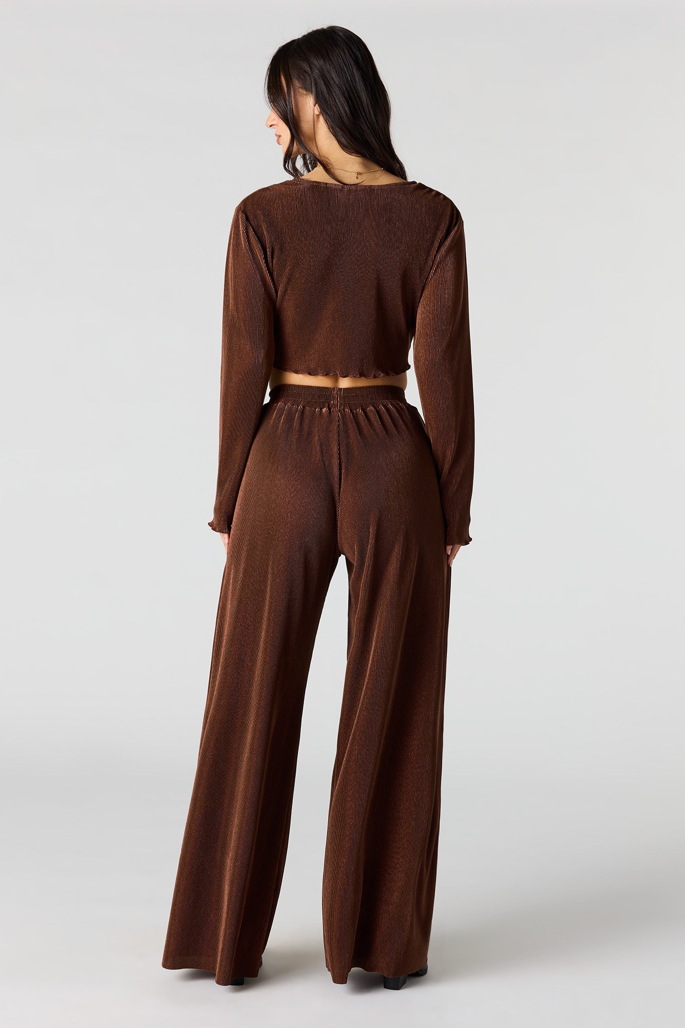 Ribbed Wide Leg Pant