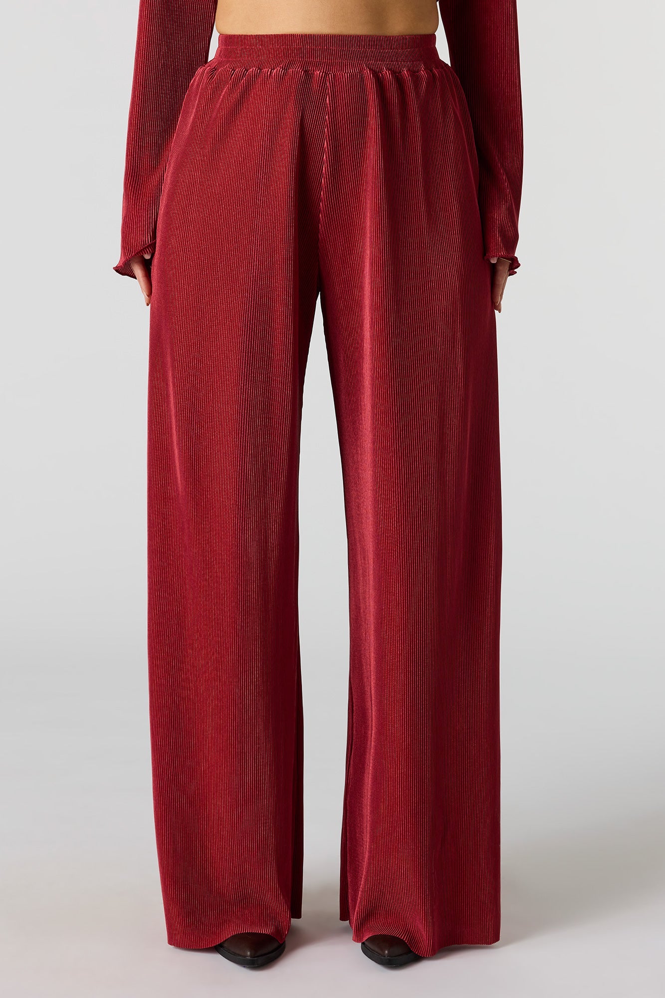 Ribbed Wide Leg Pant