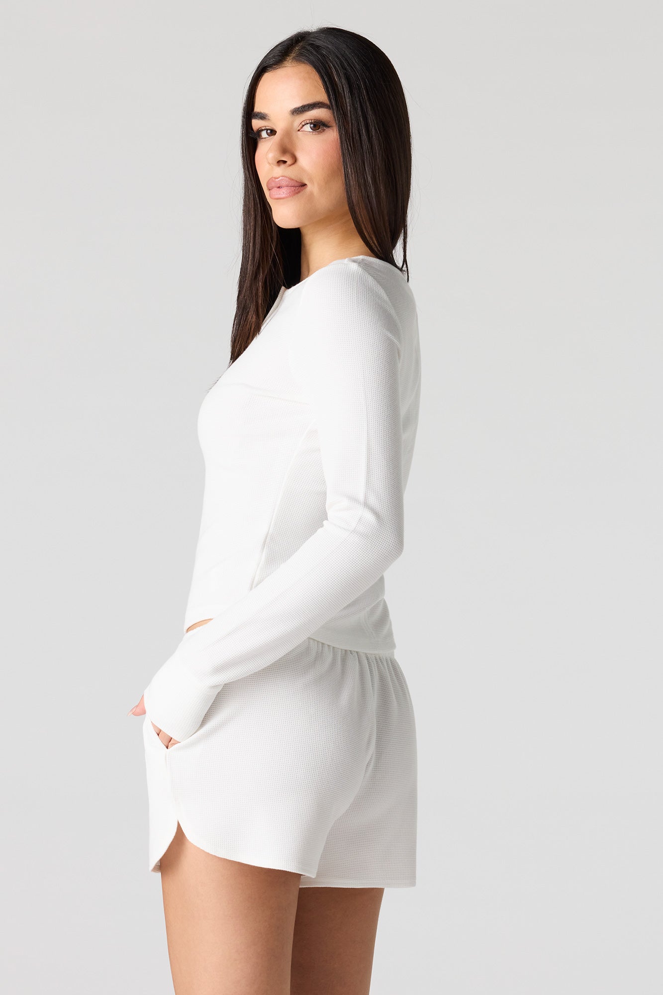 Waffle Knit Short