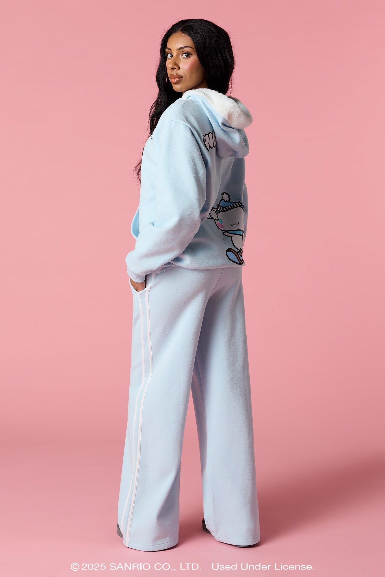 Cinnamoroll™ Puff Print Wide Leg Sweatpant