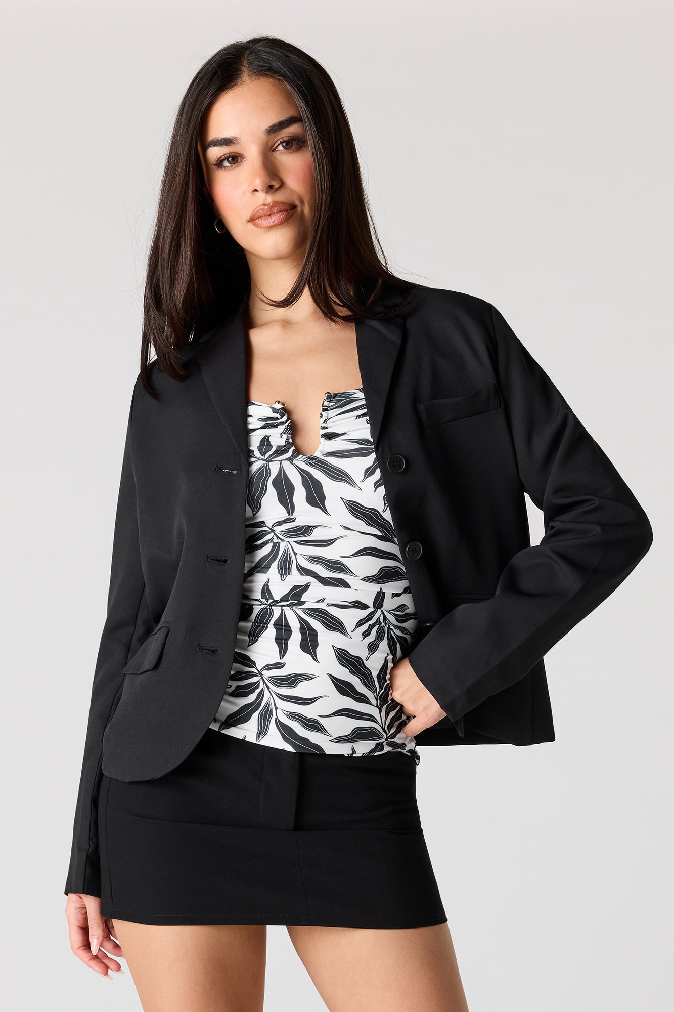 Cropped Blazer