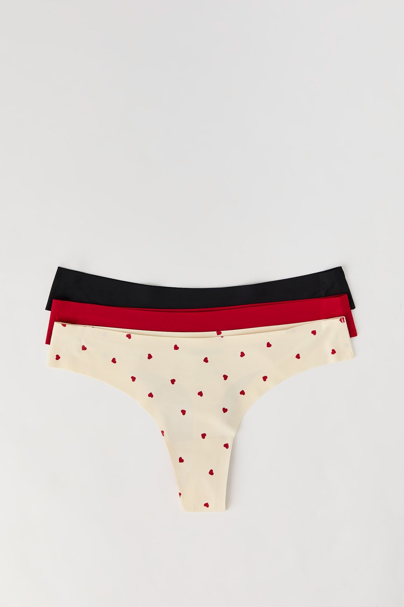 No-Show Thong Panty (3 Pack)