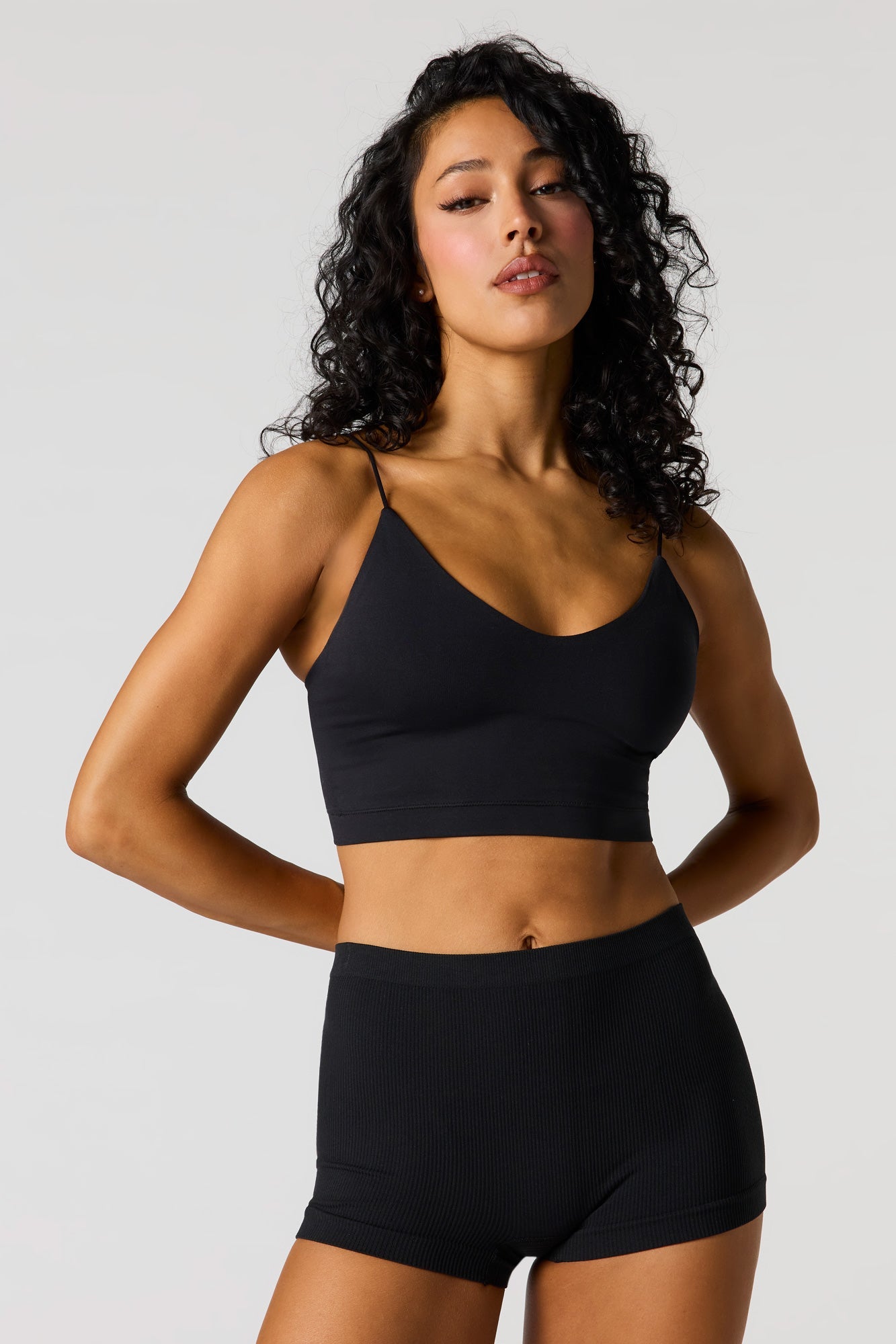 Seamless Ribbed Boy Short (2 Pack)
