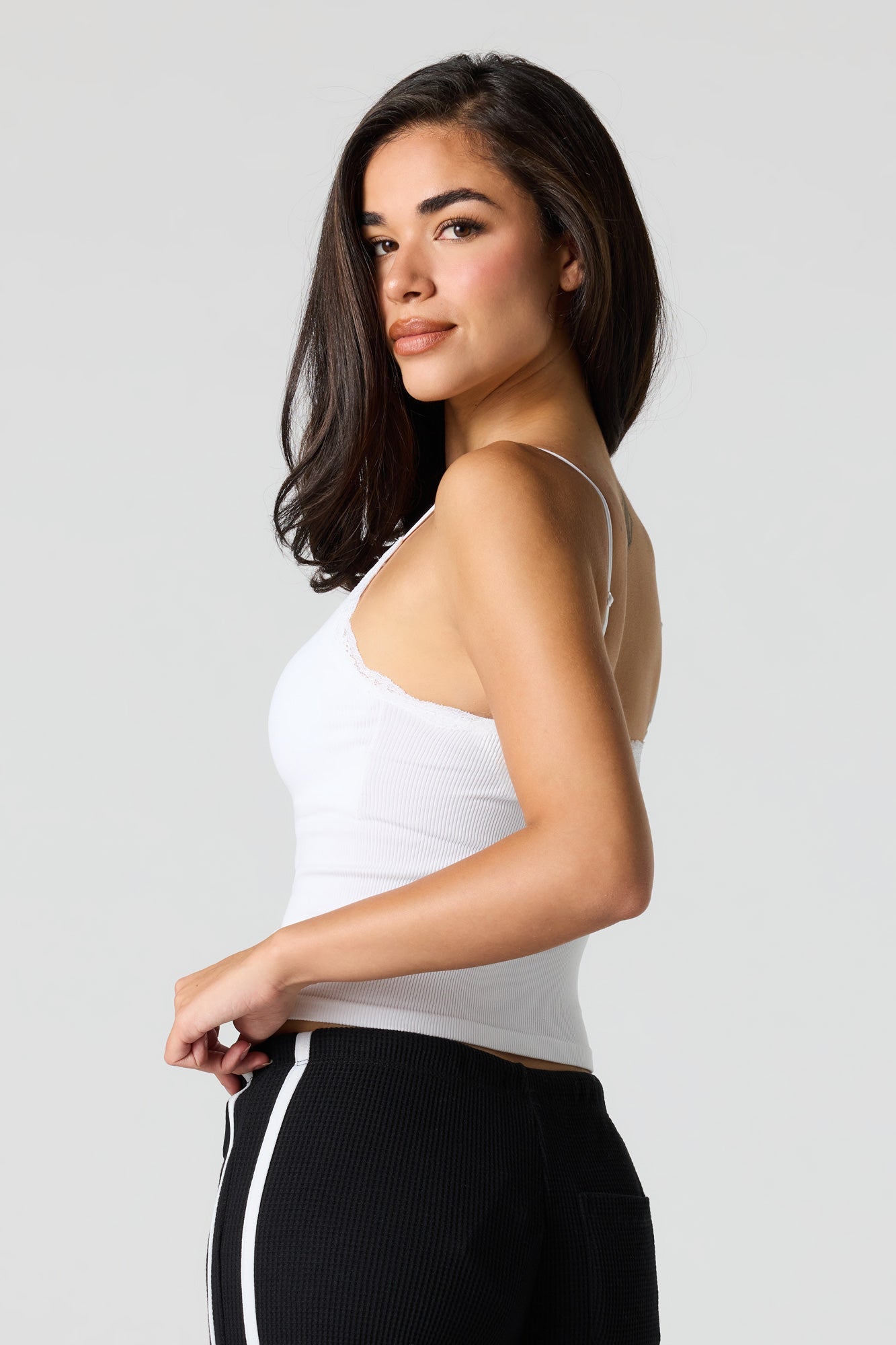 Braless Seamless Ribbed Cami