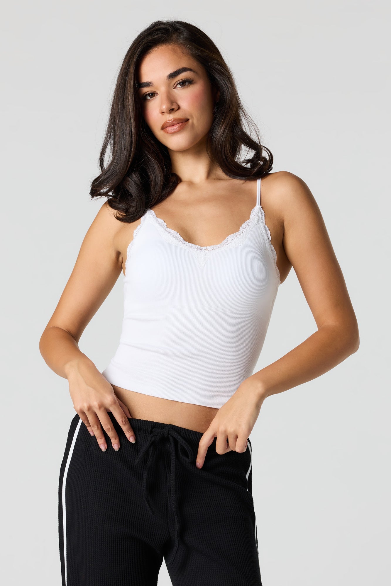 Braless Seamless Ribbed Cami