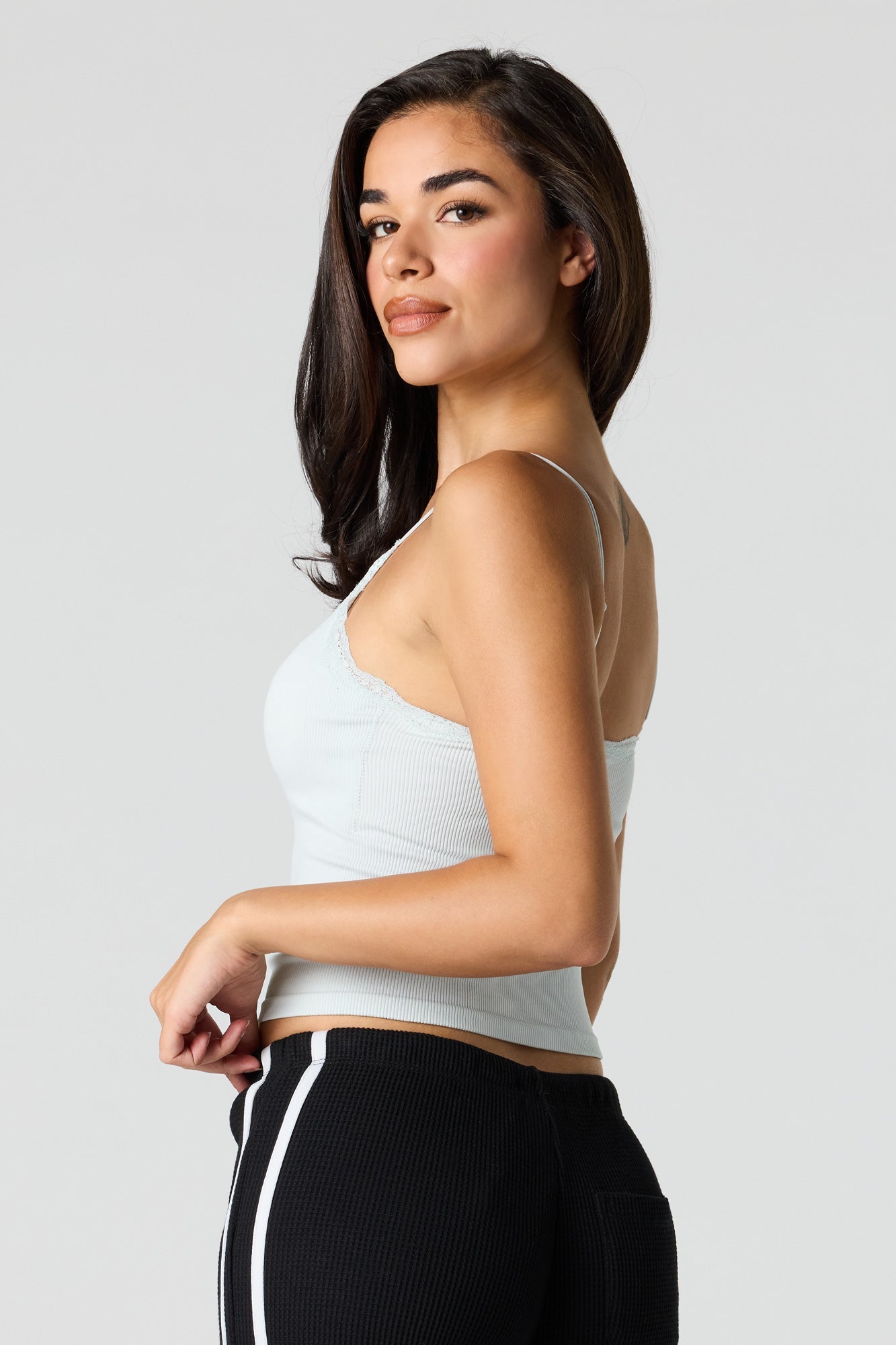 Braless Seamless Ribbed Cami
