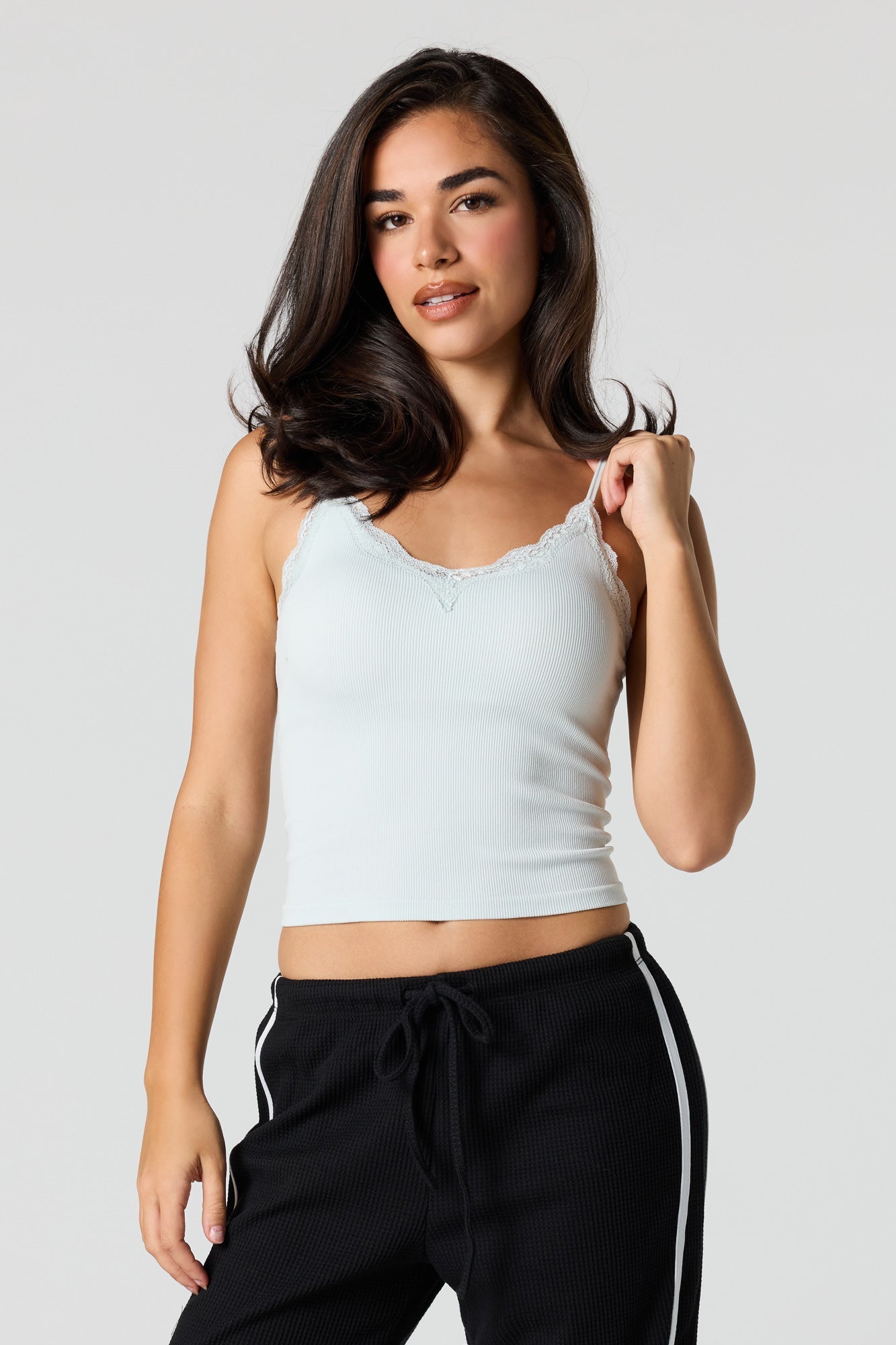 Braless Seamless Ribbed Cami