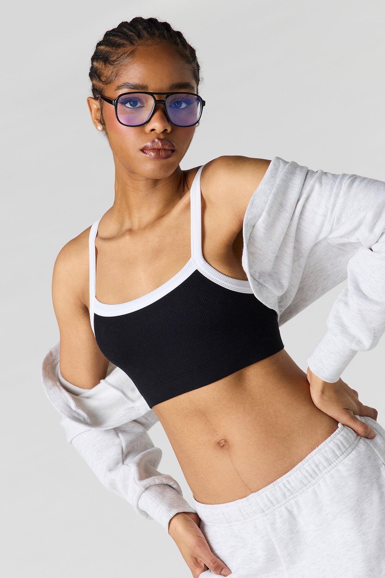 Seamless Square Neck Bralette