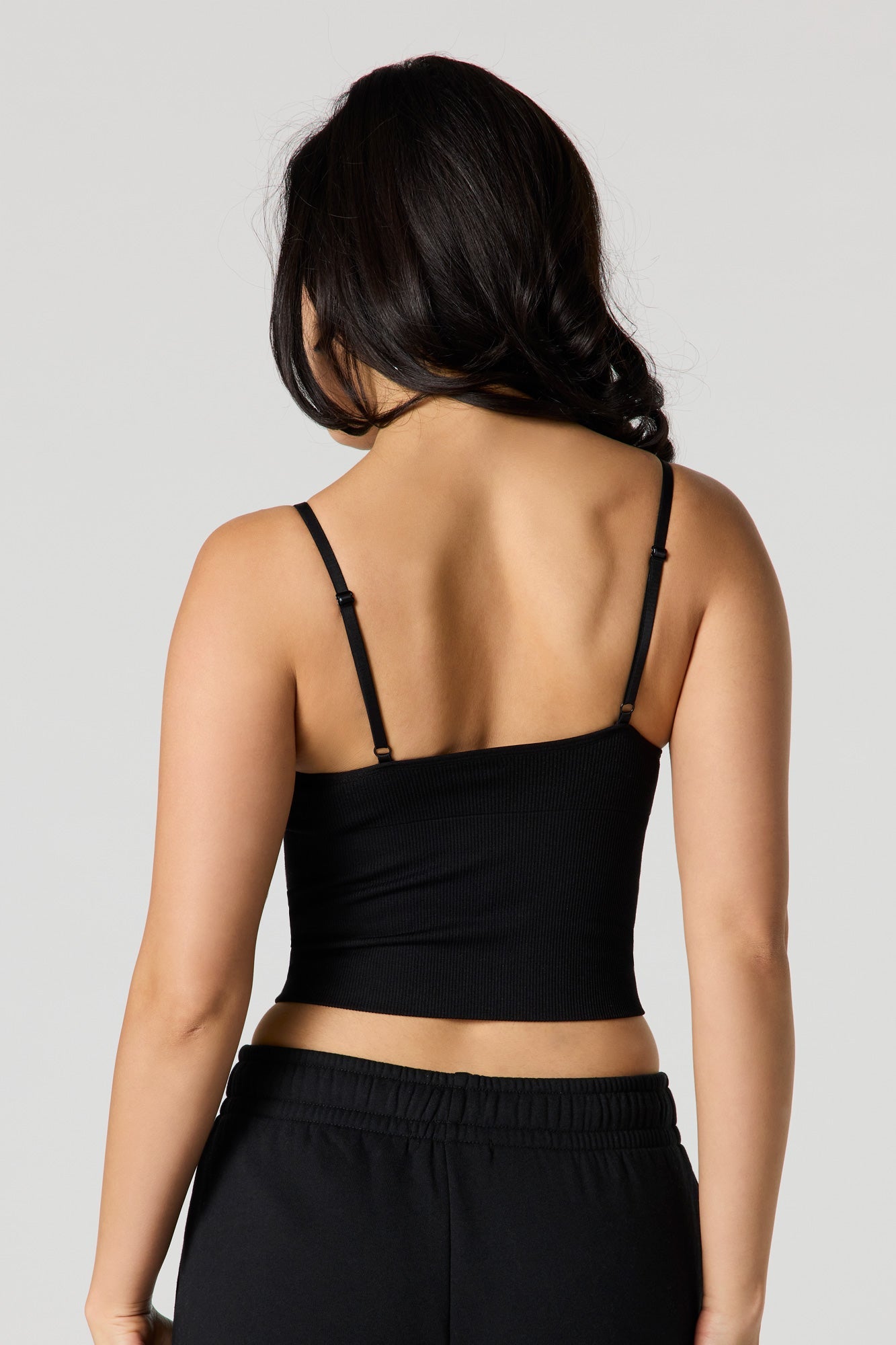 Braless Seamless Ribbed Tank