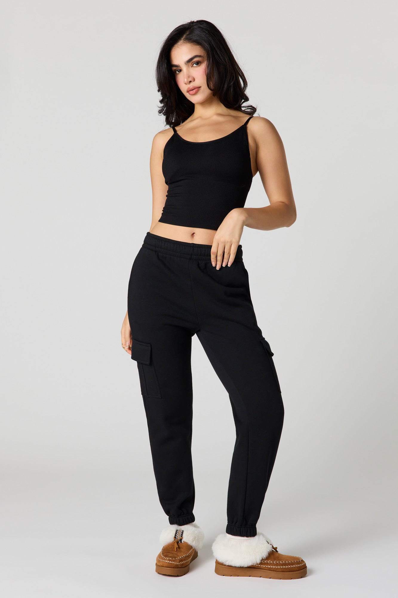 Braless Seamless Ribbed Tank