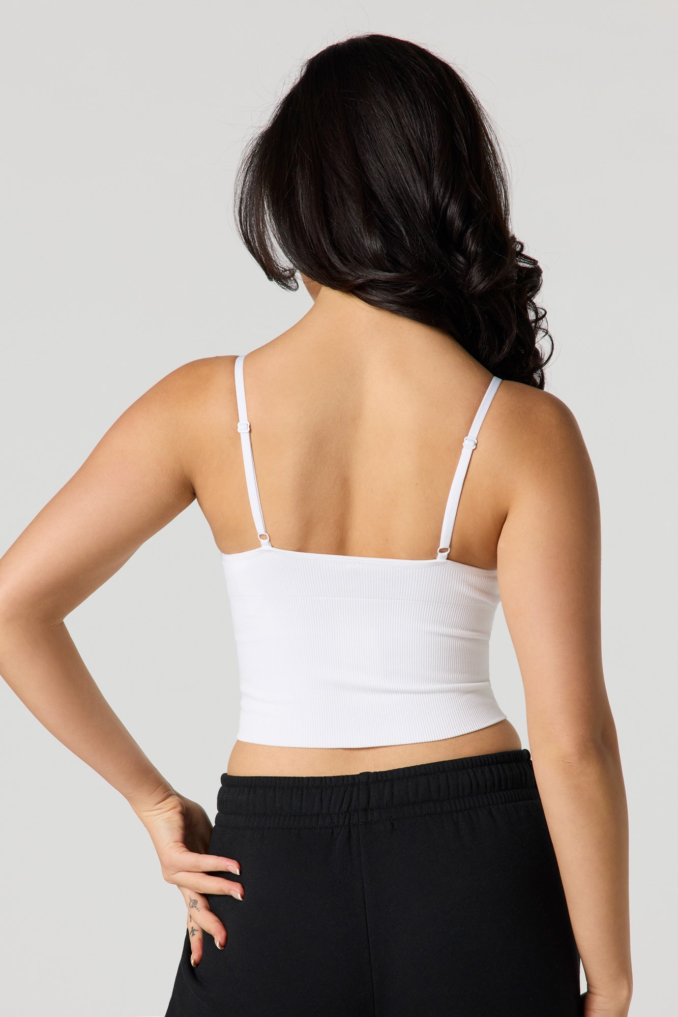 Braless Seamless Ribbed Tank
