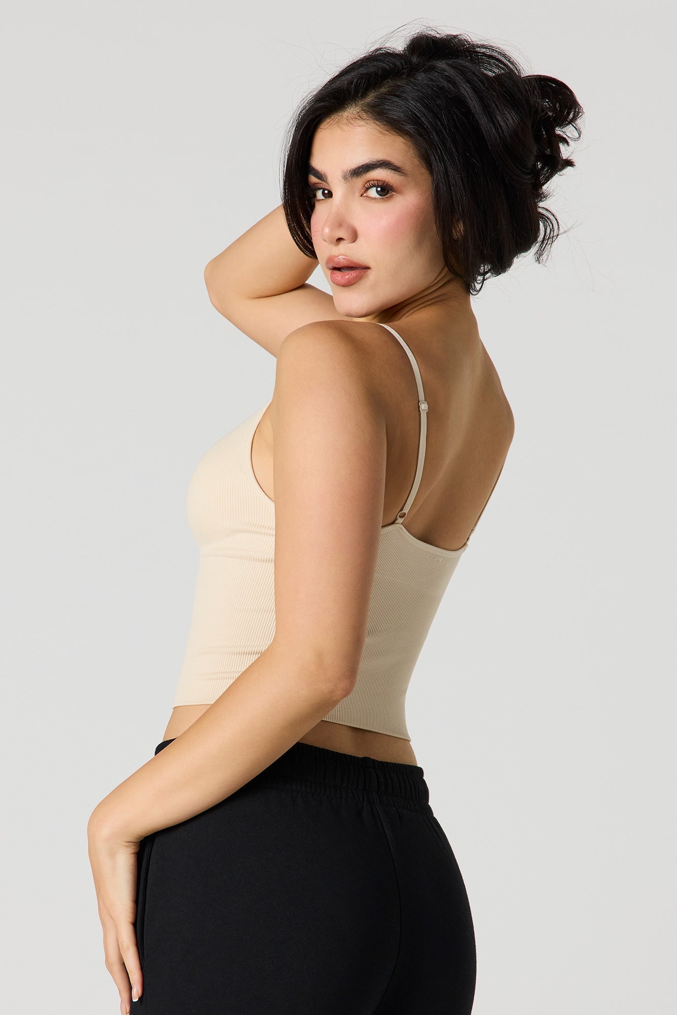 Braless Seamless Ribbed Tank