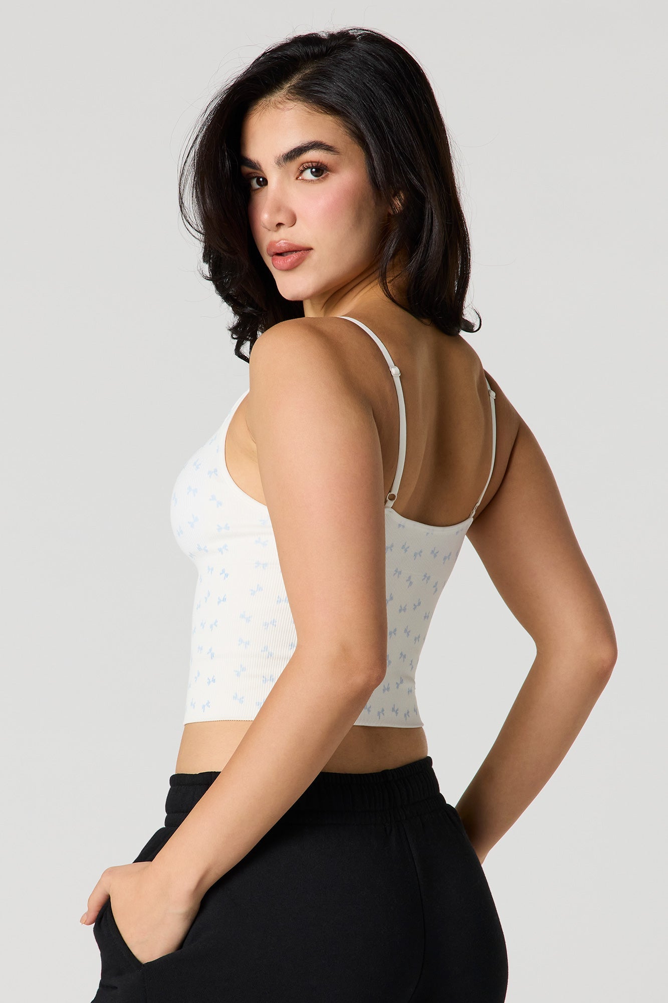 Braless Seamless Ribbed Tank
