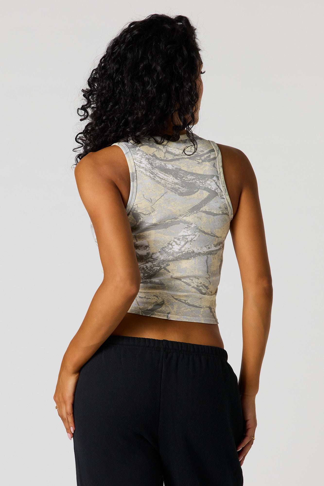 Ribbed Henley Tank