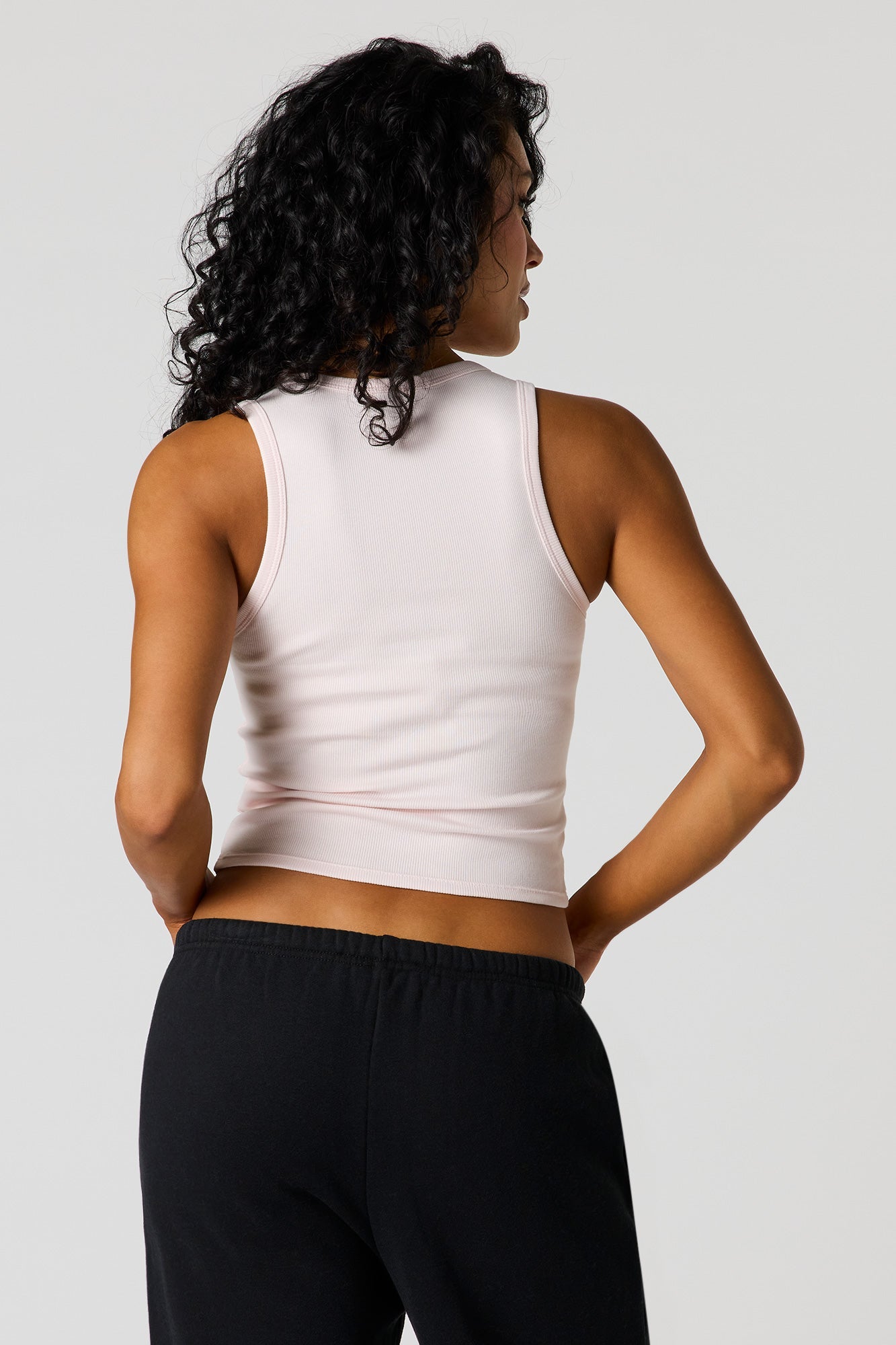 Ribbed Henley Tank