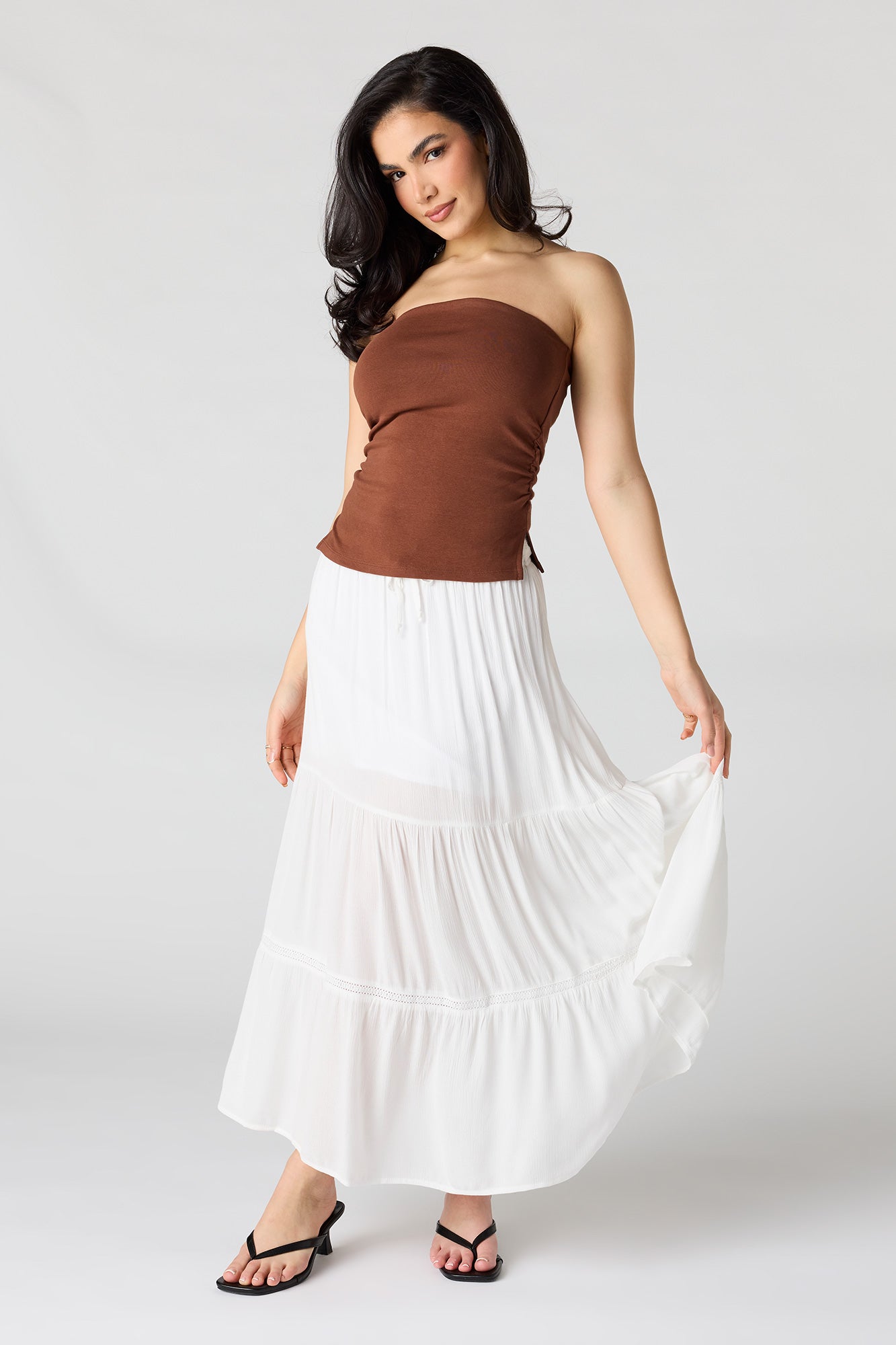 Side Cinched Tube Top