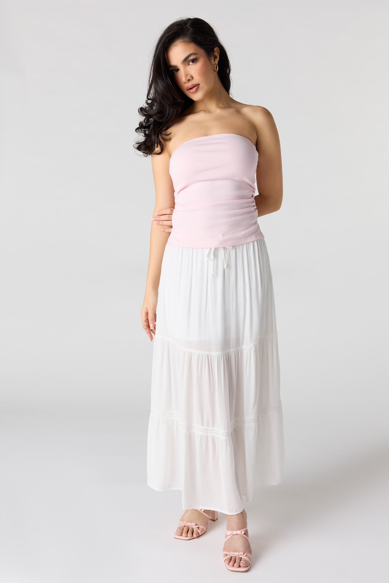 Side Cinched Tube Top