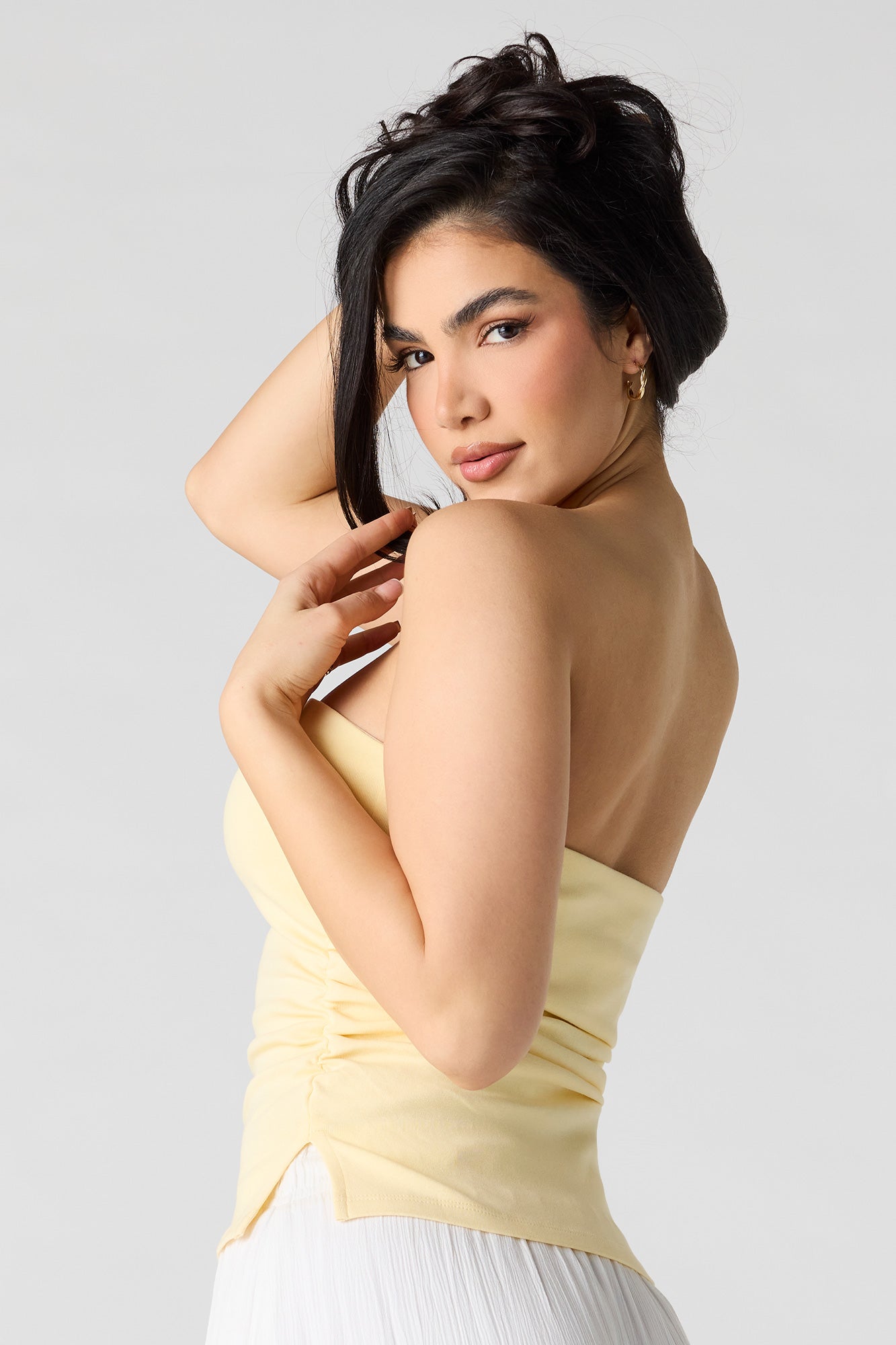 Side Cinched Tube Top