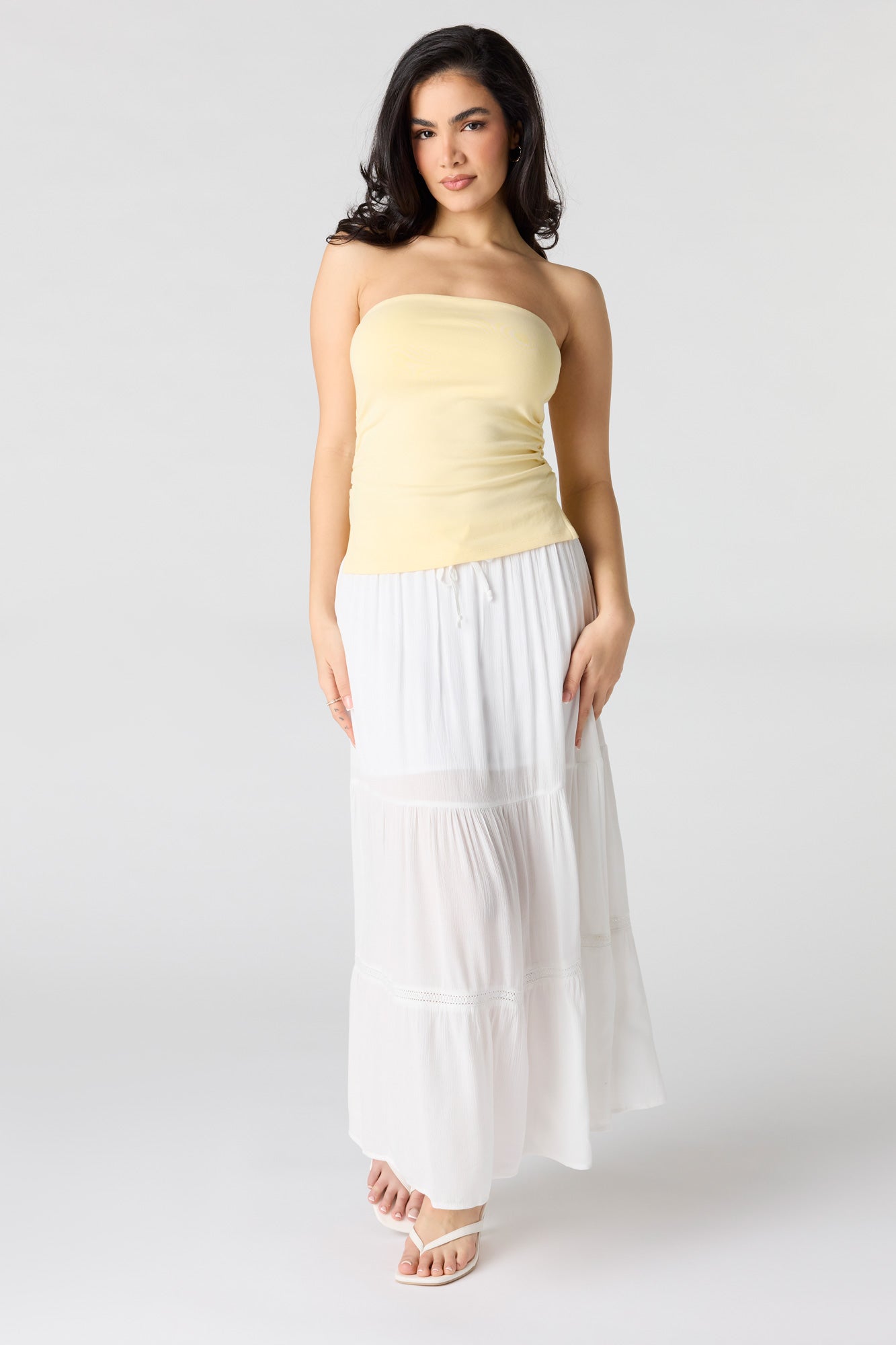 Side Cinched Tube Top