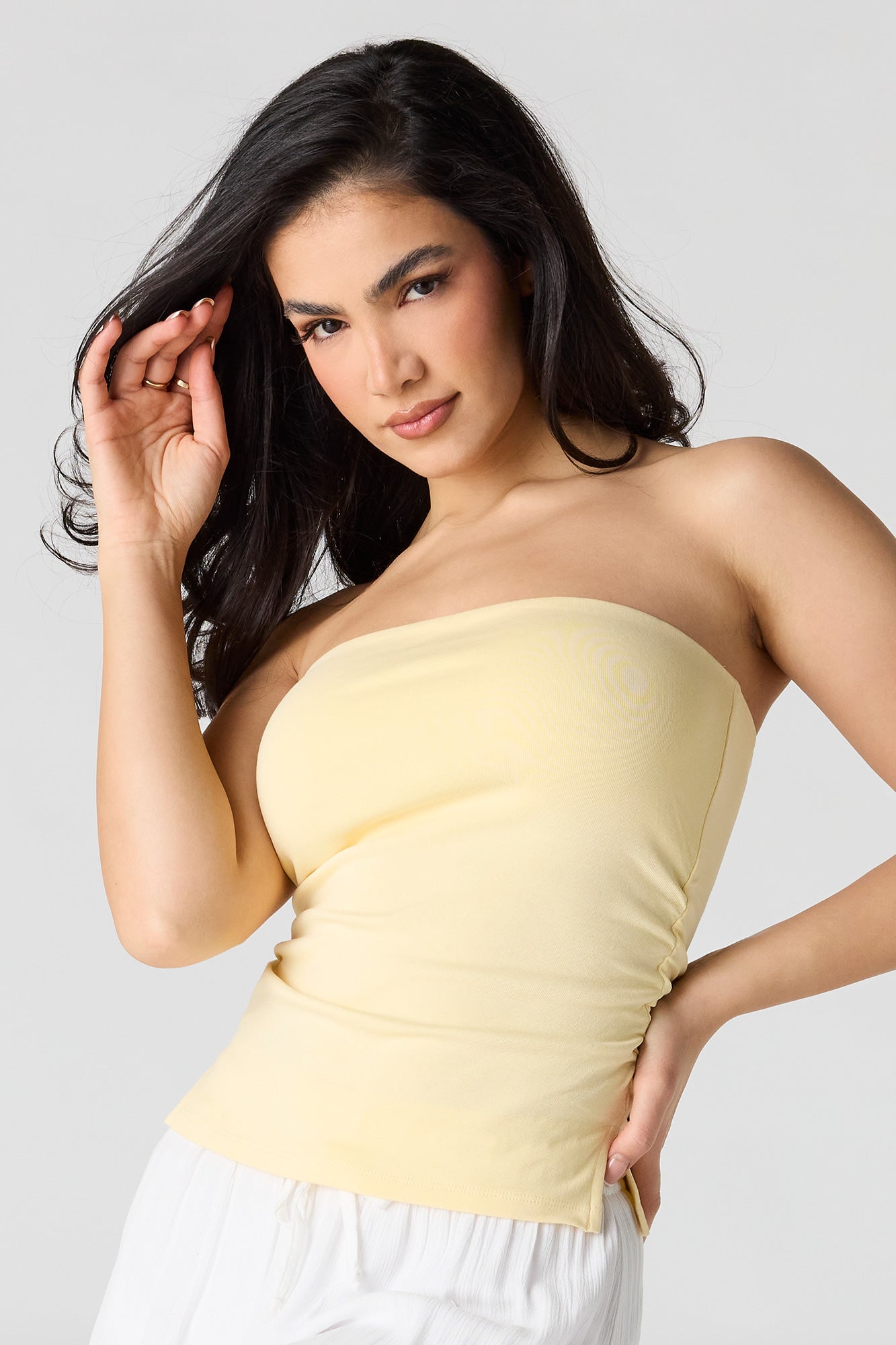 Side Cinched Tube Top